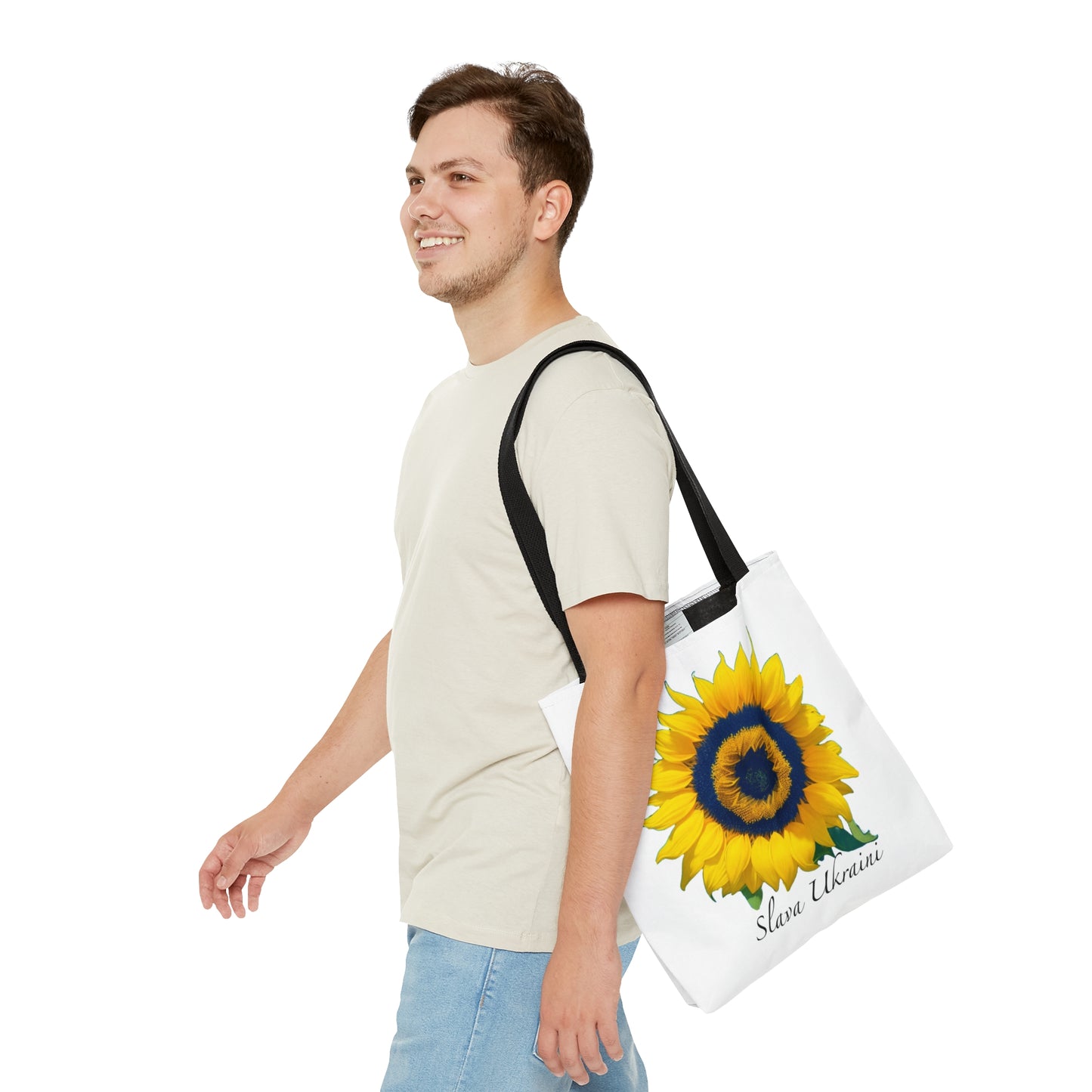 Slava Ukraini Sunflower Tote Bag (AOP)