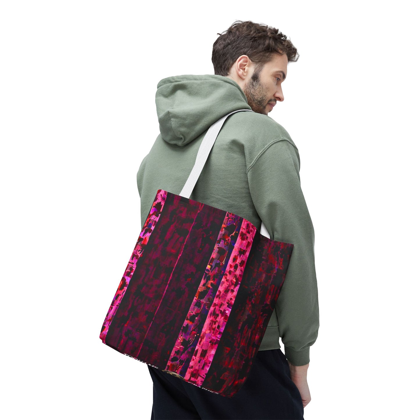 City Flower - Vibrant Floral Tote Bag - Colorful Art for Everyday Use