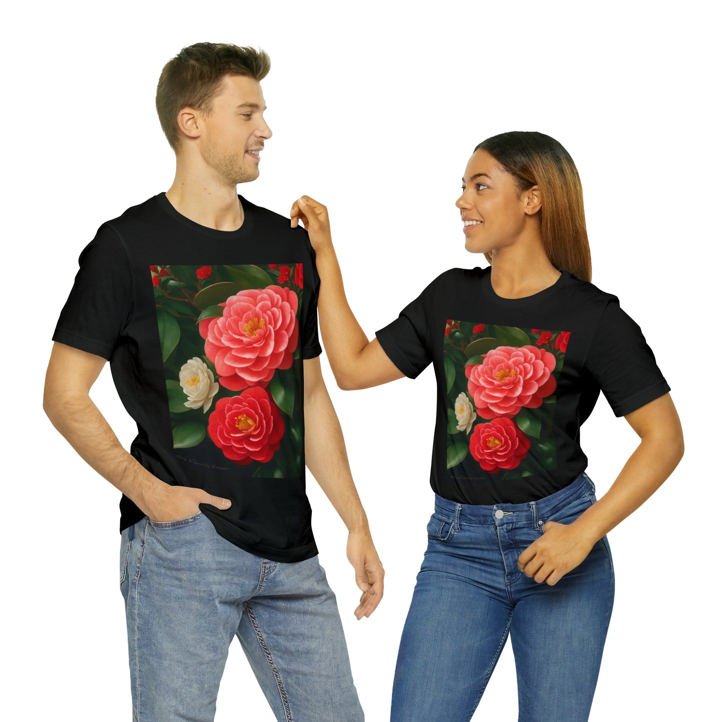Camellia -- Unisex Jersey Short Sleeve Tee