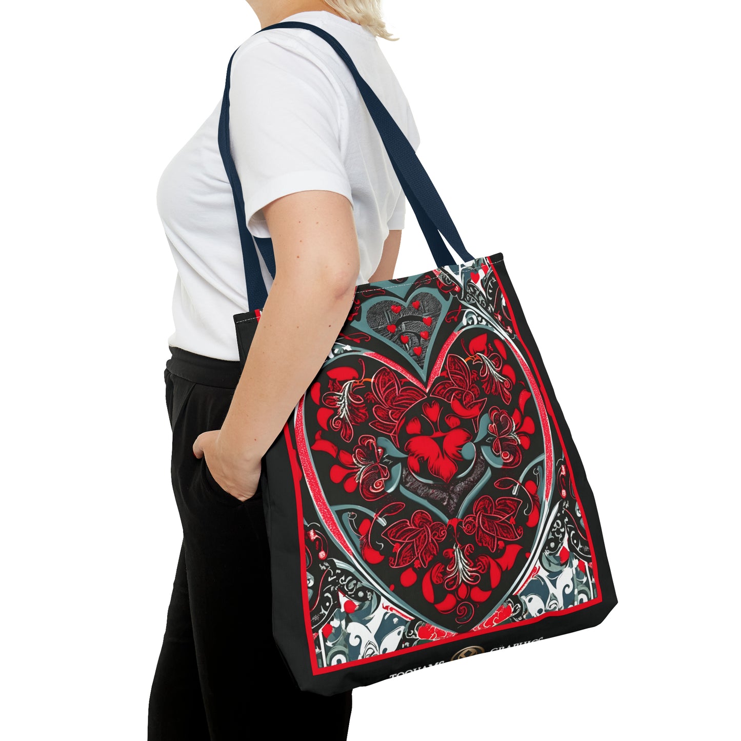 Heart Tote Bag (AOP)