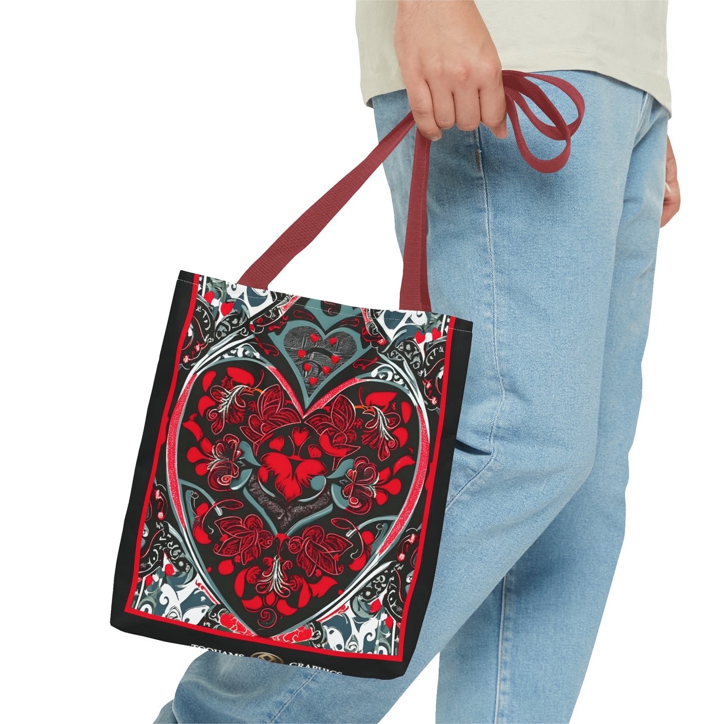 Heart Tote Bag (AOP)