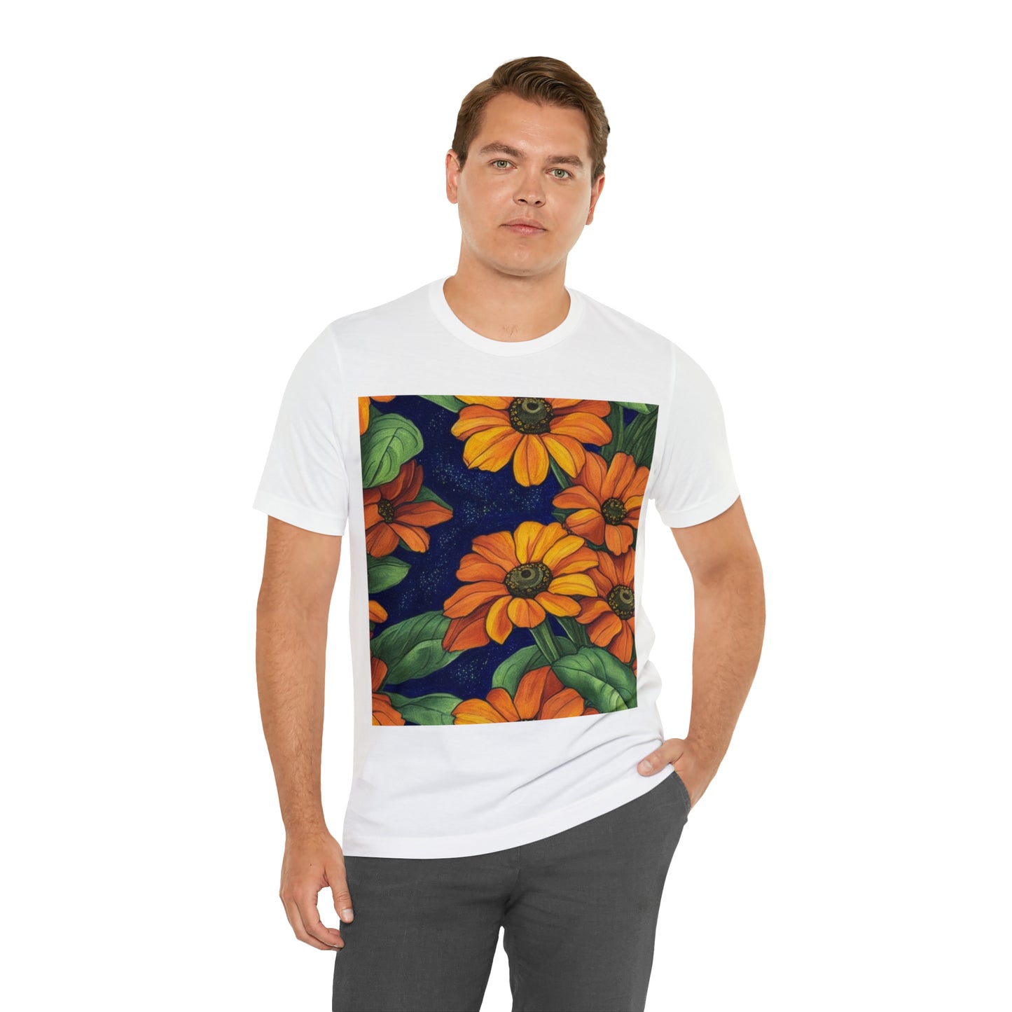 Black-Eyed-Susans -- Unisex Jersey Short Sleeve Tee