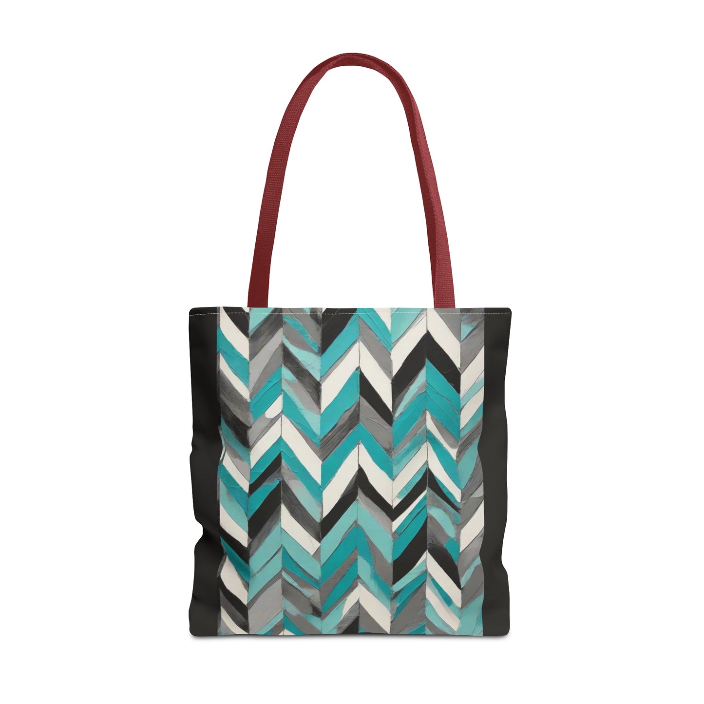 Chevron & Block Tote Bag (AOP)