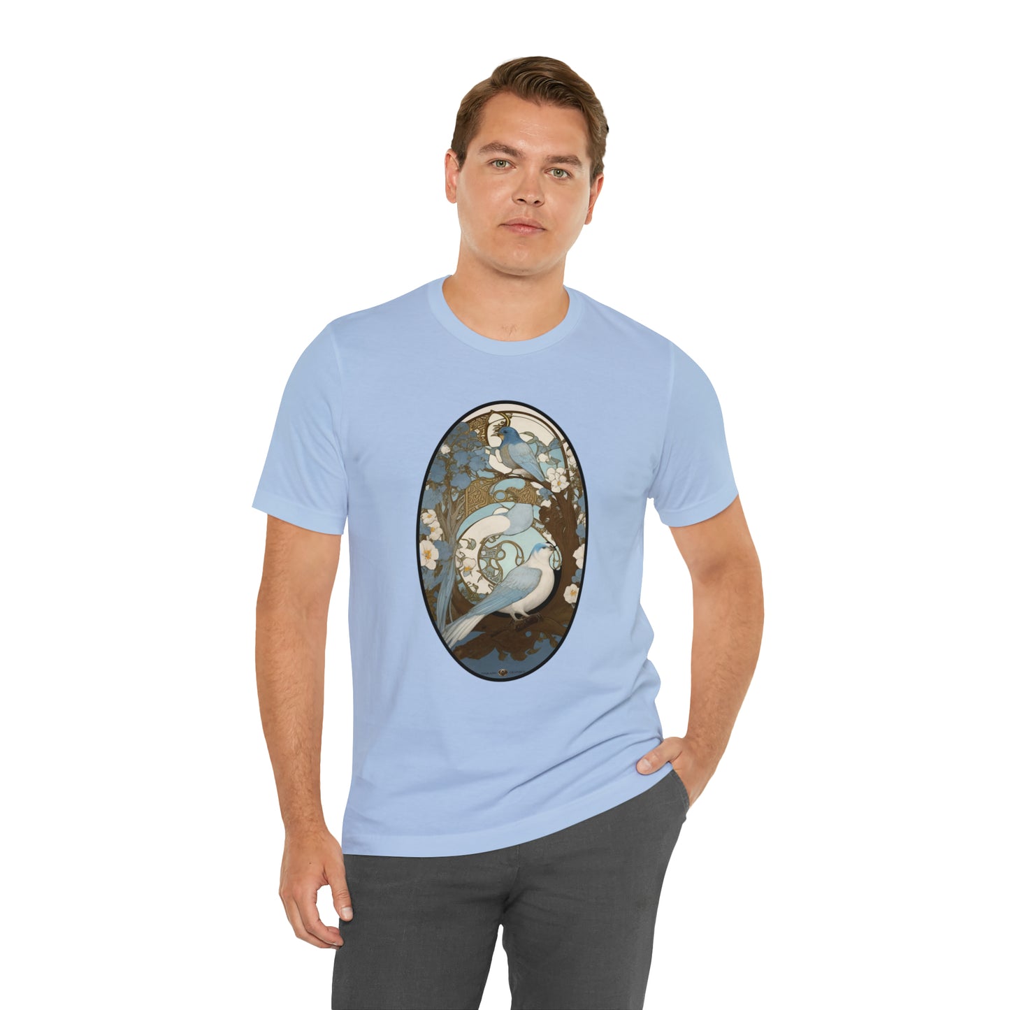 Two Birds -- Unisex Jersey Short Sleeve Tee