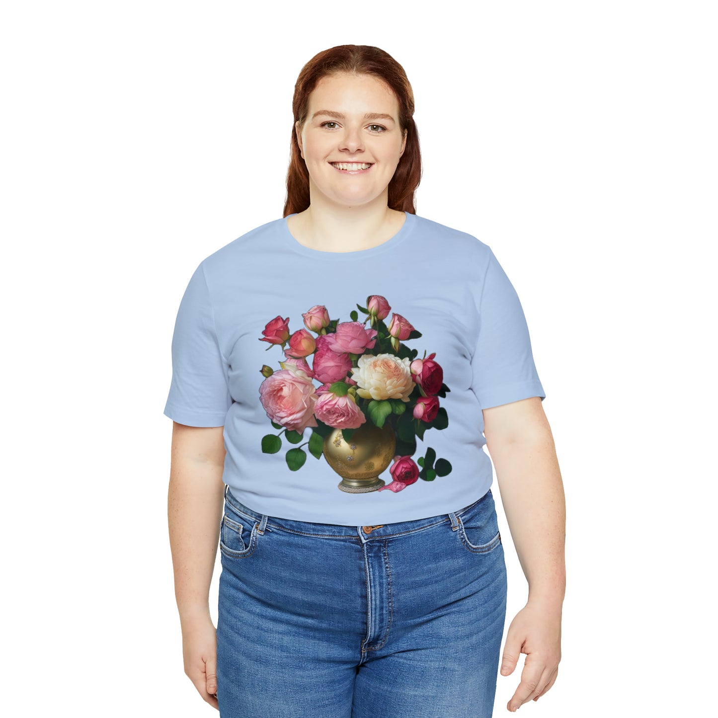 American Beauty Roses -- Unisex Jersey Short Sleeve Tee