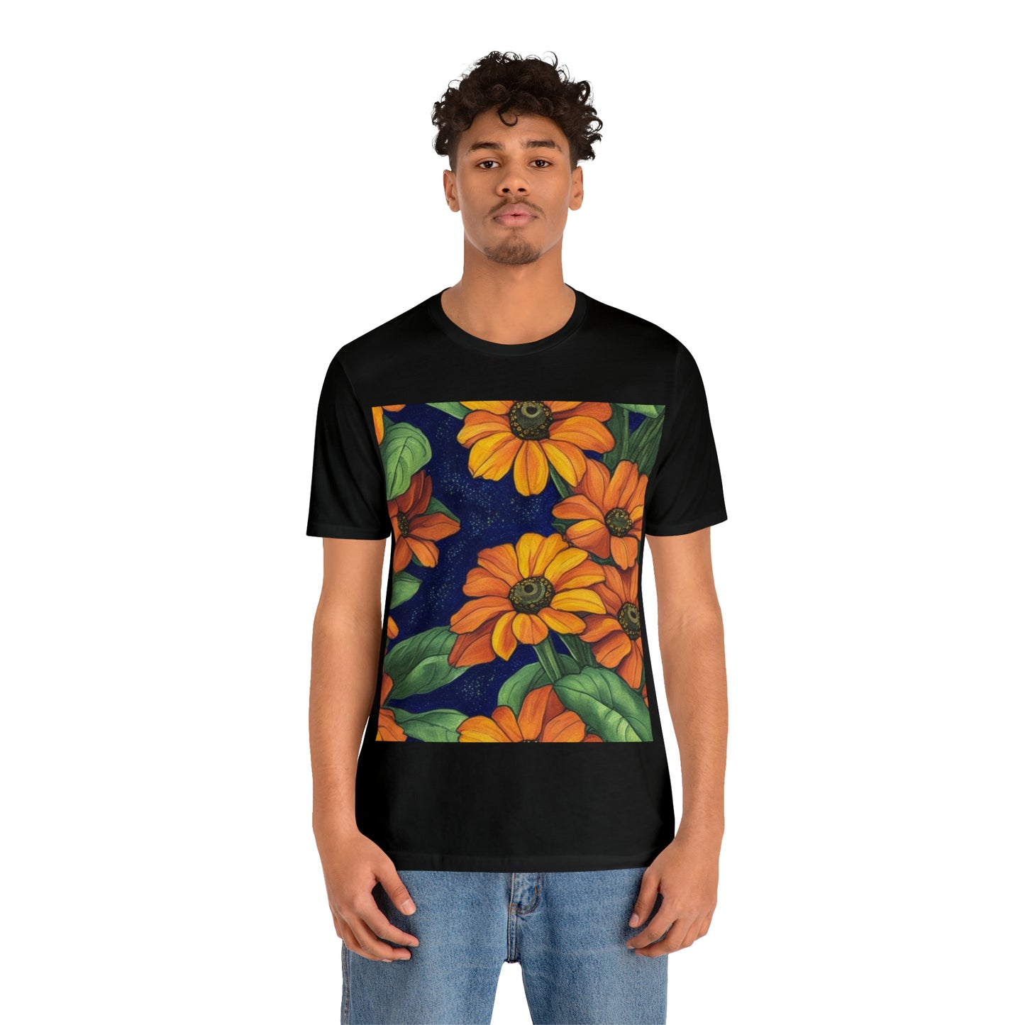 Black-Eyed-Susans -- Unisex Jersey Short Sleeve Tee