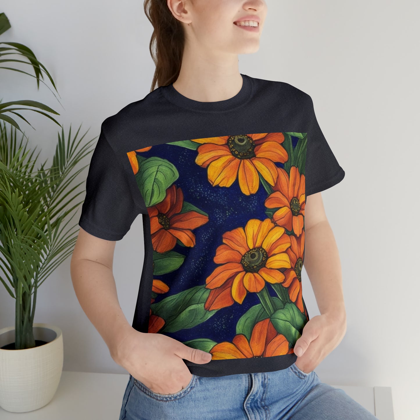 Black-Eyed-Susans -- Unisex Jersey Short Sleeve Tee