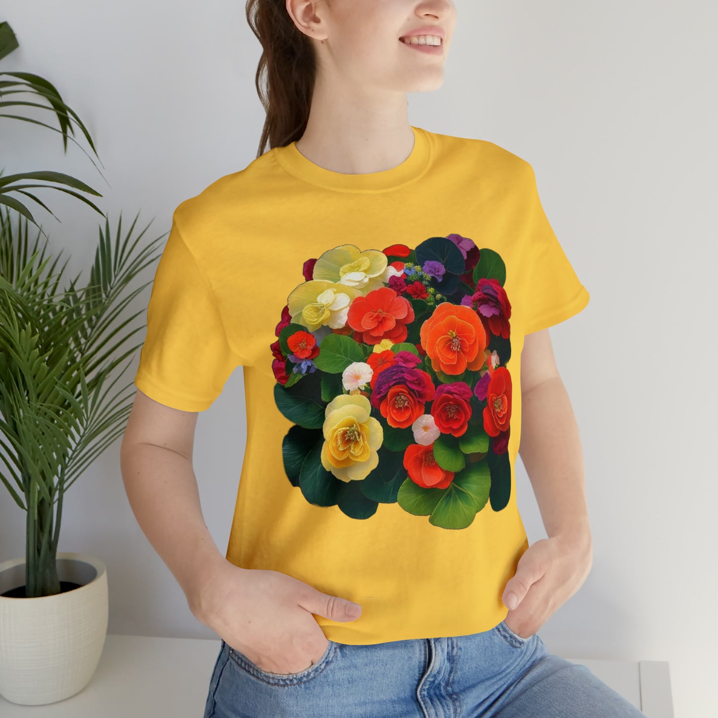 Begonia -- Unisex Jersey Short Sleeve Tee