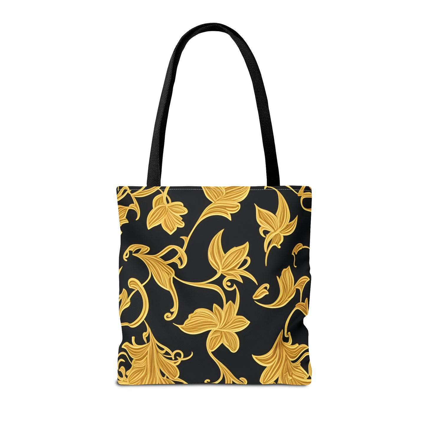 Gold & Black Tote Bag (AOP)