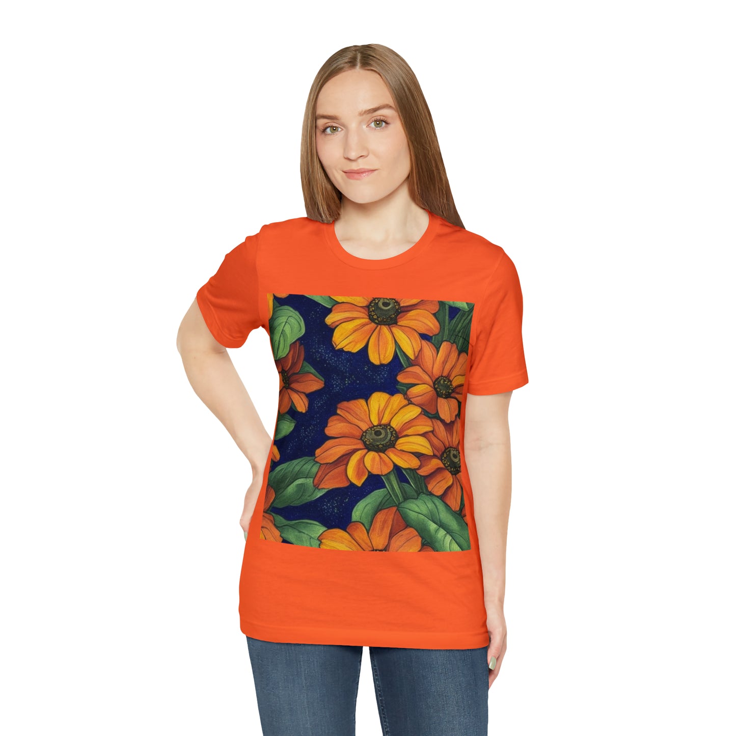 Black-Eyed-Susans -- Unisex Jersey Short Sleeve Tee