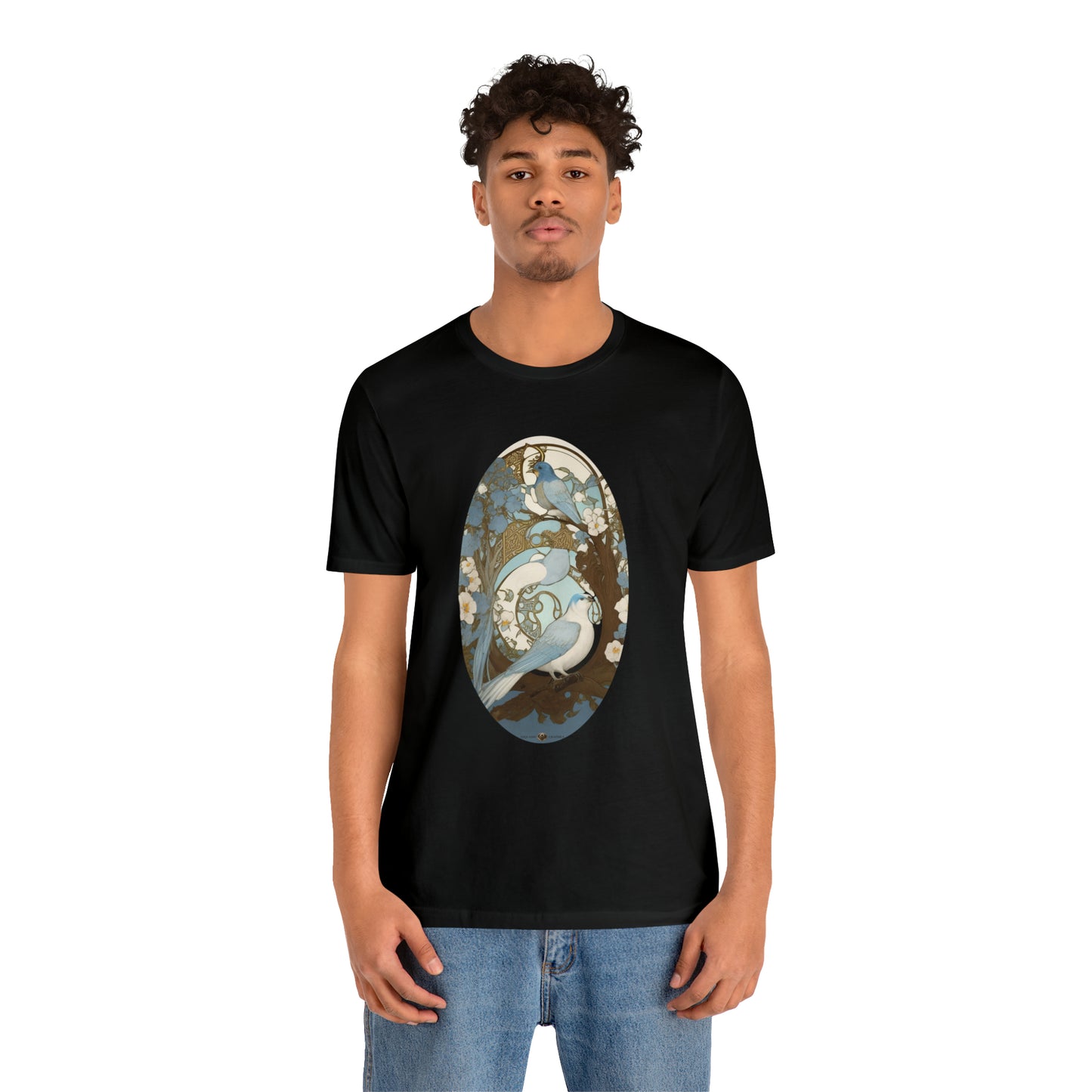 Two Birds -- Unisex Jersey Short Sleeve Tee