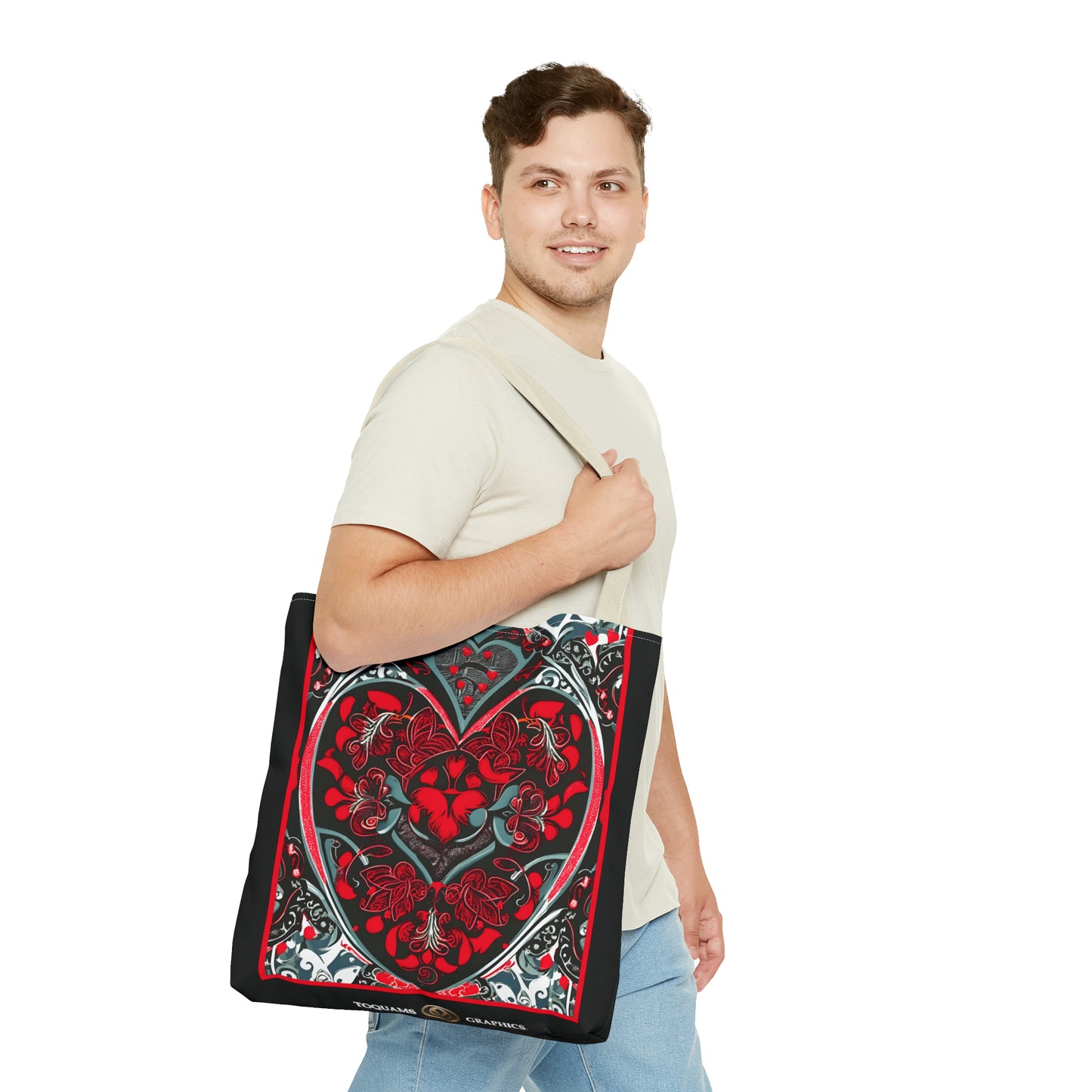 Heart Tote Bag (AOP)