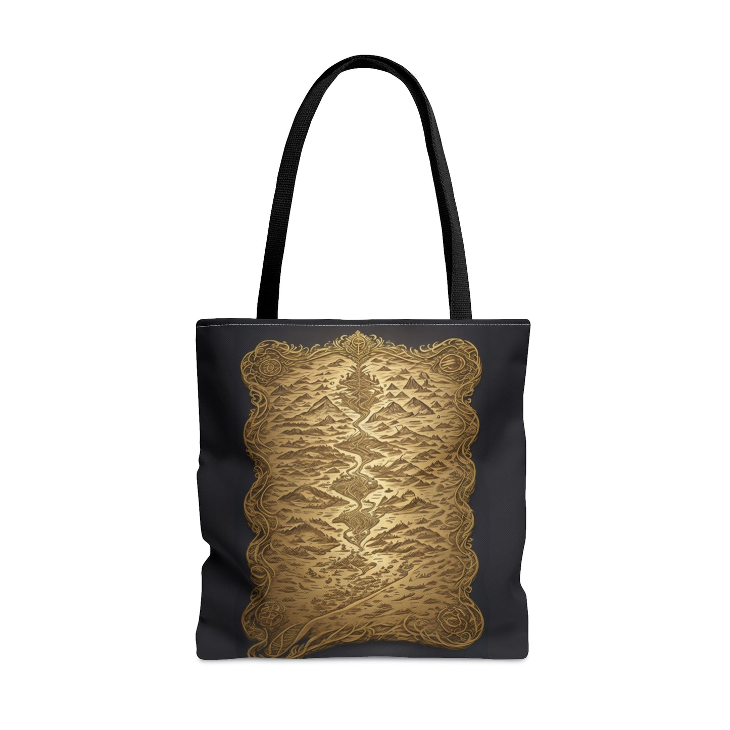 The Road Less Traveled Tote Bag (AOP)