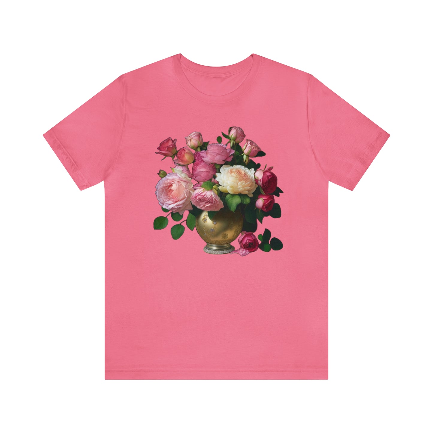American Beauty Roses -- Unisex Jersey Short Sleeve Tee