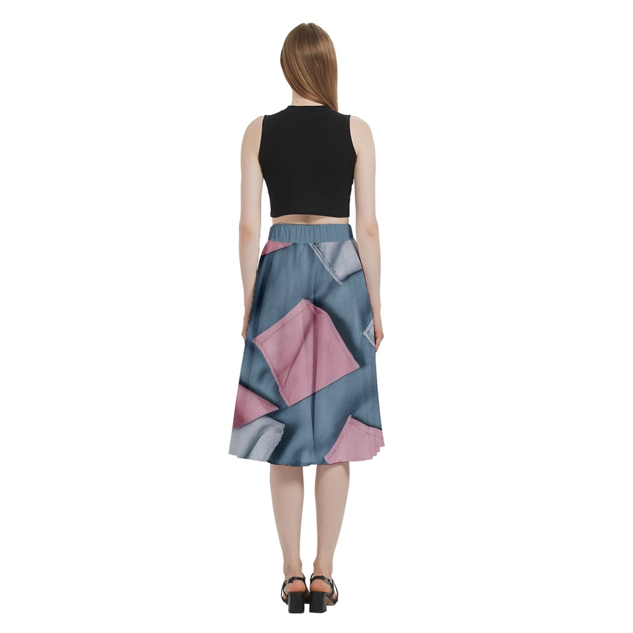 Fabric 514 A-Line Midi Skirt With Pocket