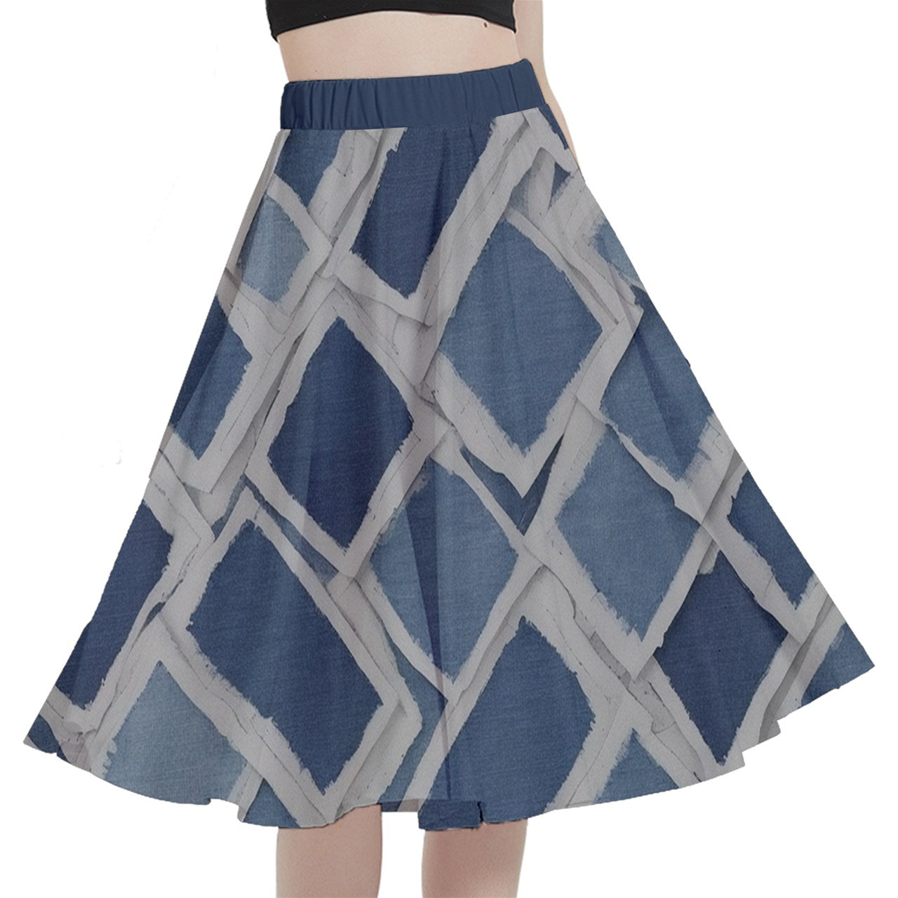 Fabric 516 A-Line Midi Skirt with Pocket