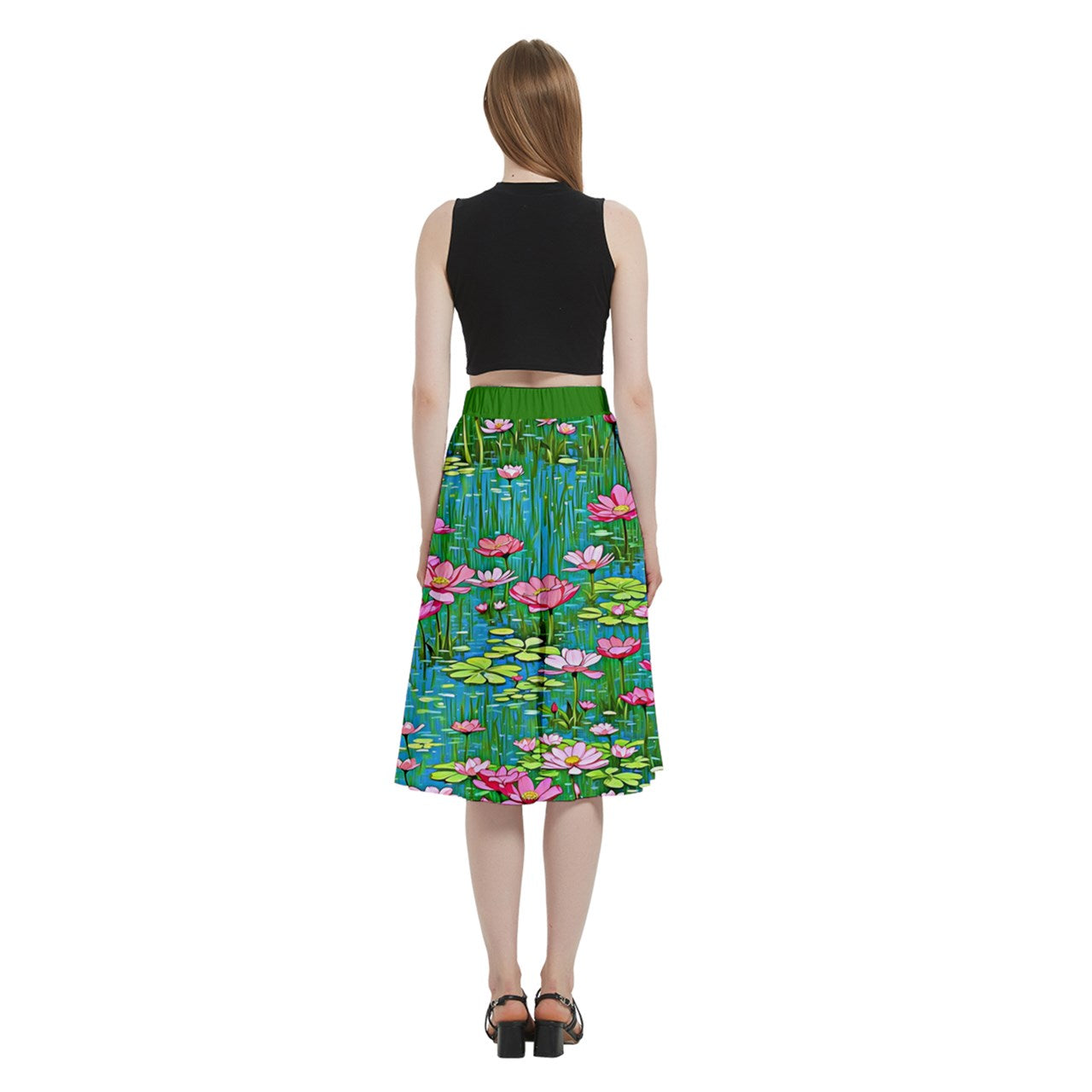 Fabric 552 A-Line Midi Skirt with Pocket