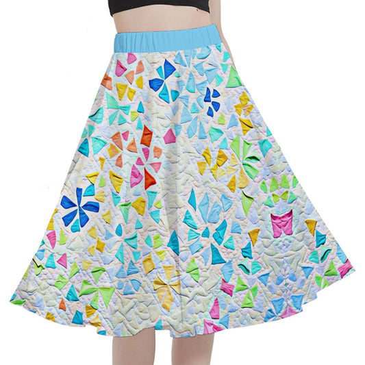 Fabric 561 A-Line Midi Skirt with Pocket