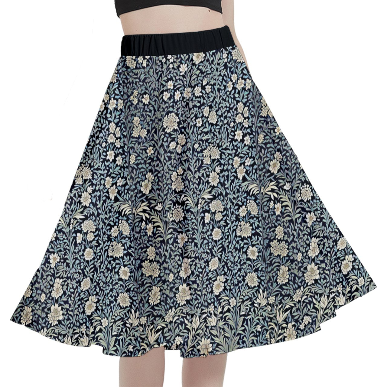 Style 170 A-Line Midi Skirt with Pocket