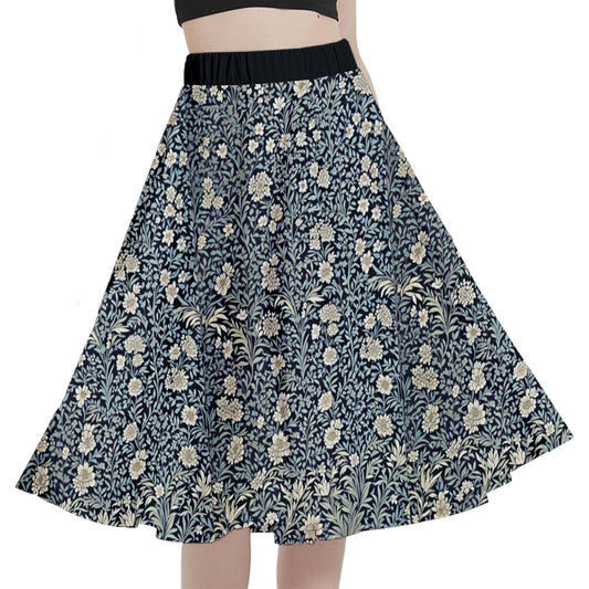 Style 170 A-Line Midi Skirt with Pocket