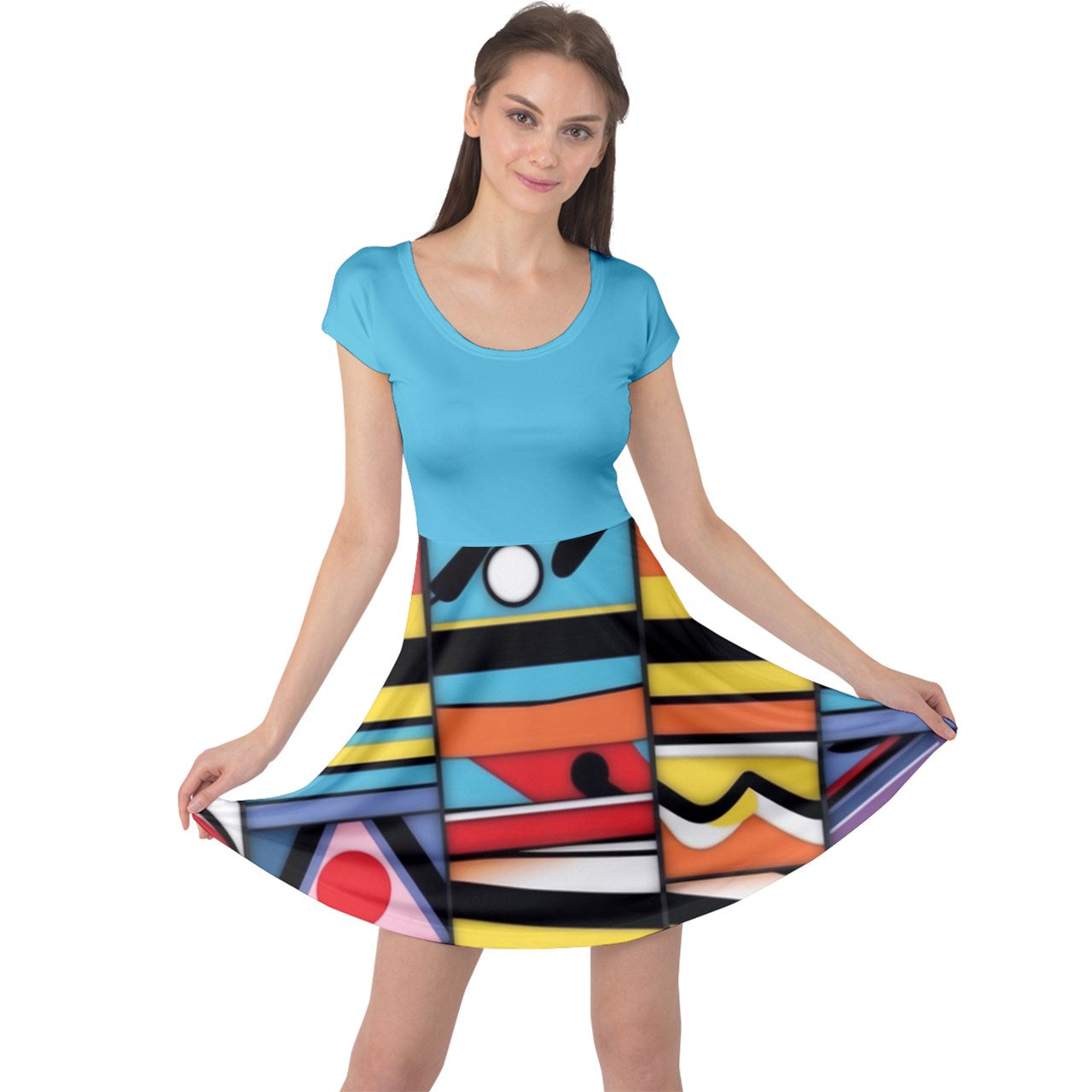 Style 337w Cap Sleeve Dress