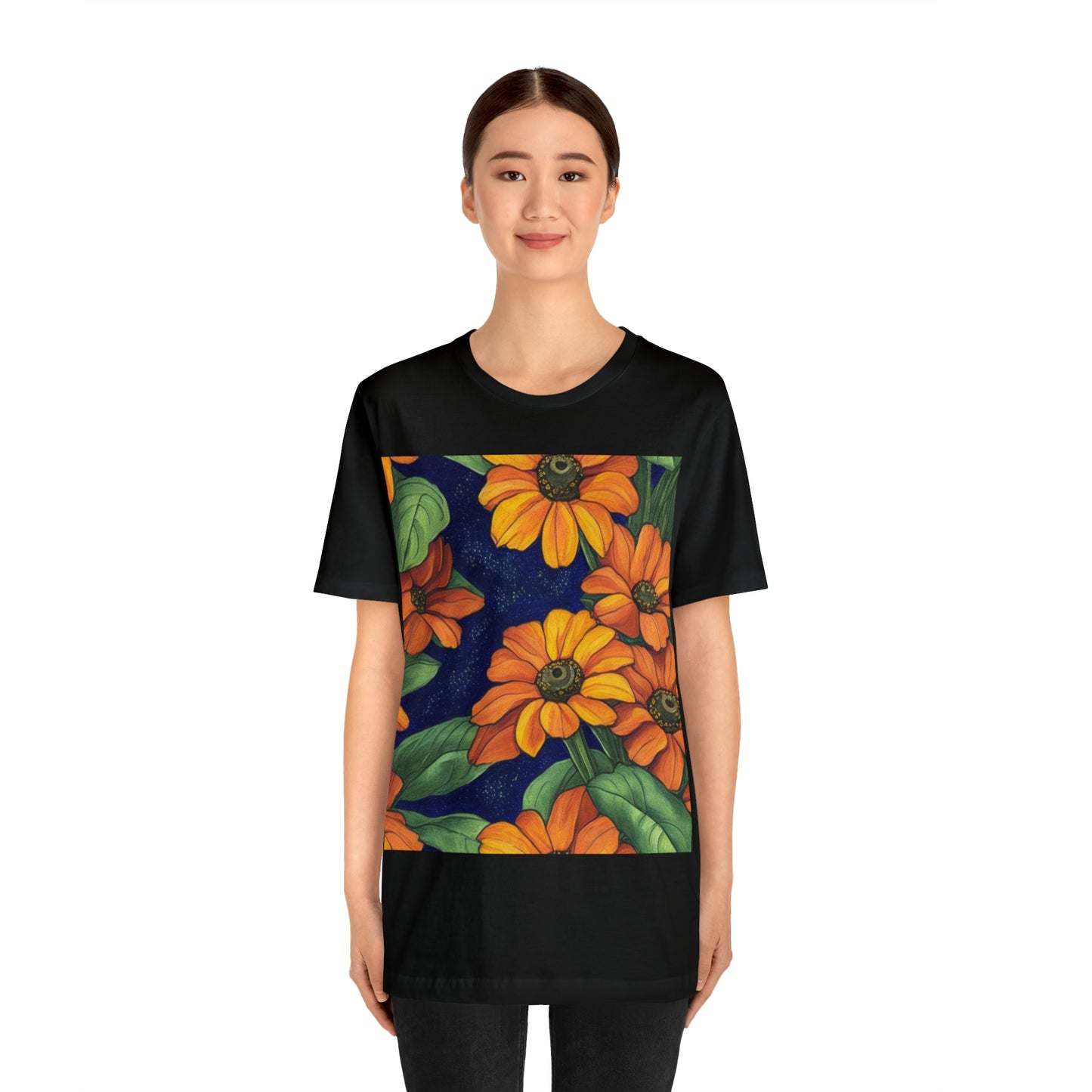 Black-Eyed-Susans -- Unisex Jersey Short Sleeve Tee