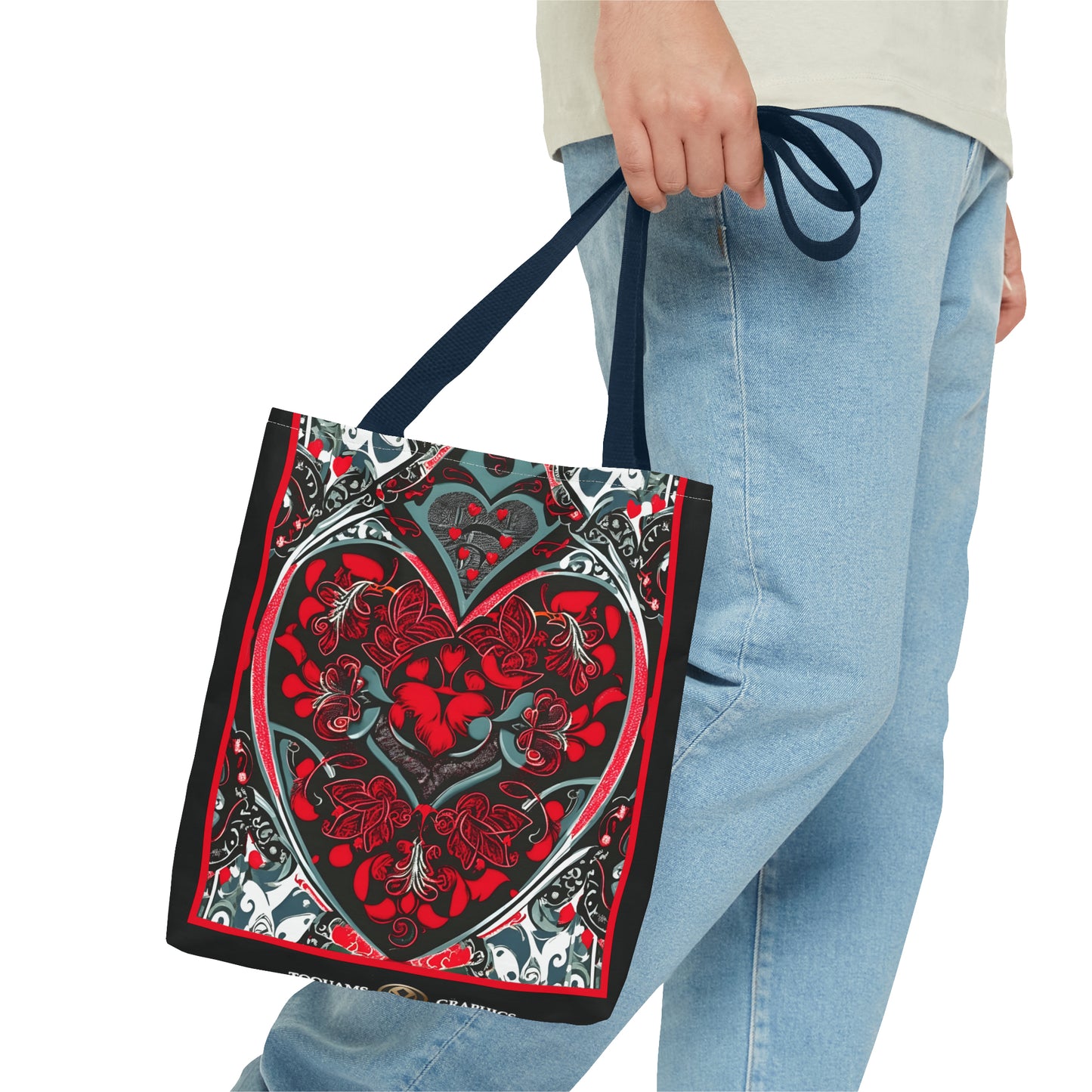 Heart Tote Bag (AOP)