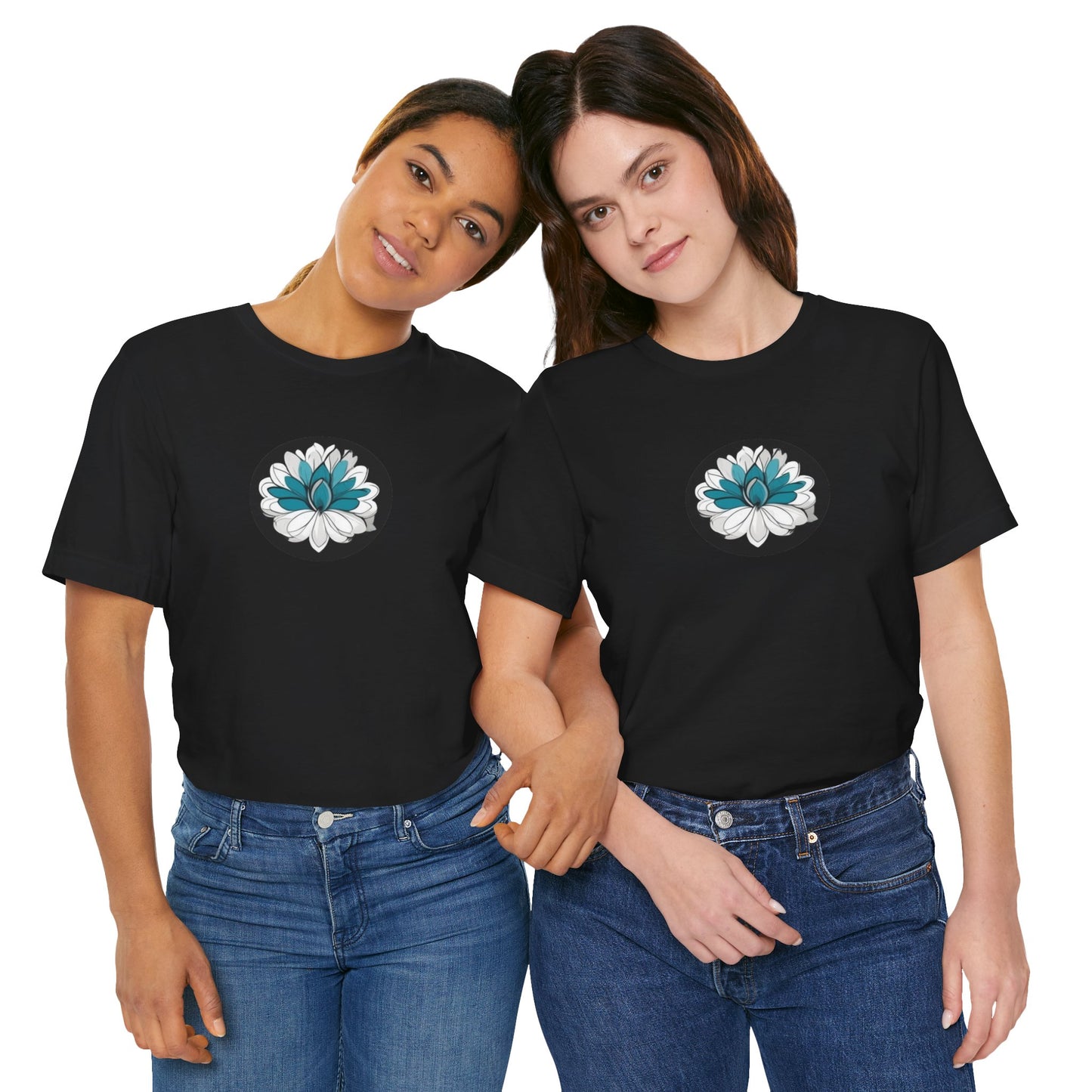 Turquoise Lotus T-Shirt