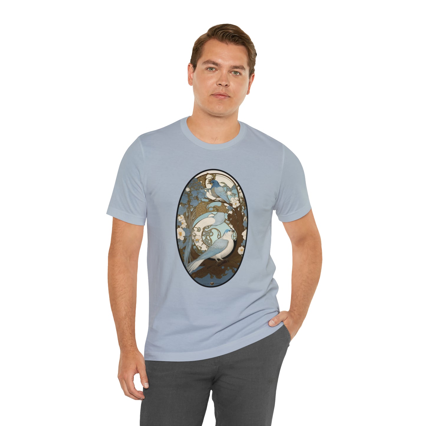 Two Birds -- Unisex Jersey Short Sleeve Tee