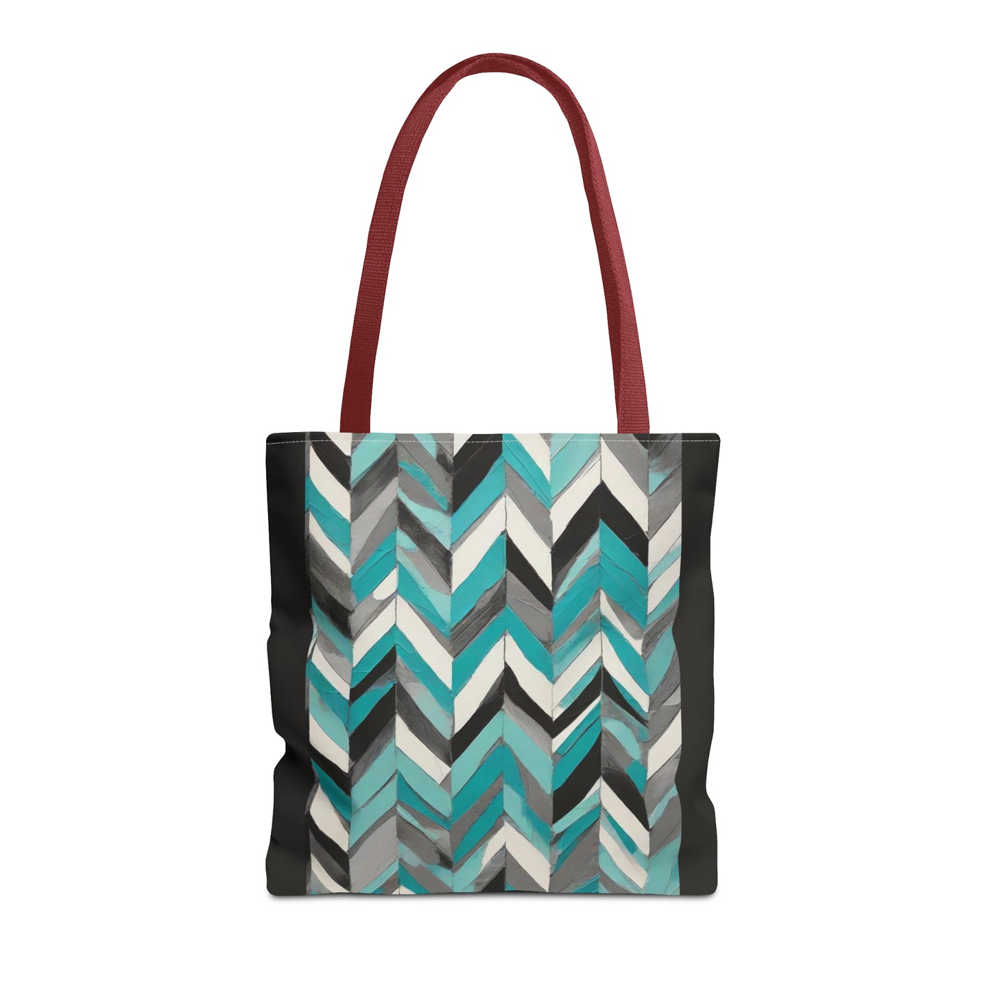 Chevron & Block Tote Bag (AOP)