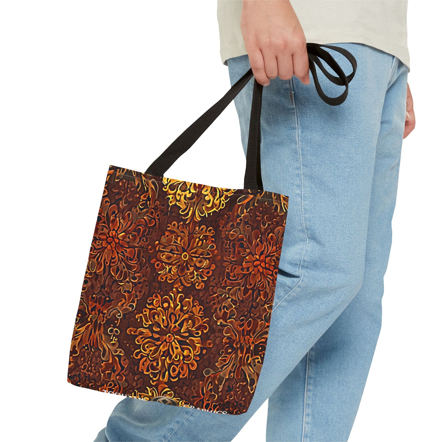 Château - Boho Floral Pattern Tote Bag - Stylish & Functional for Everyday Use