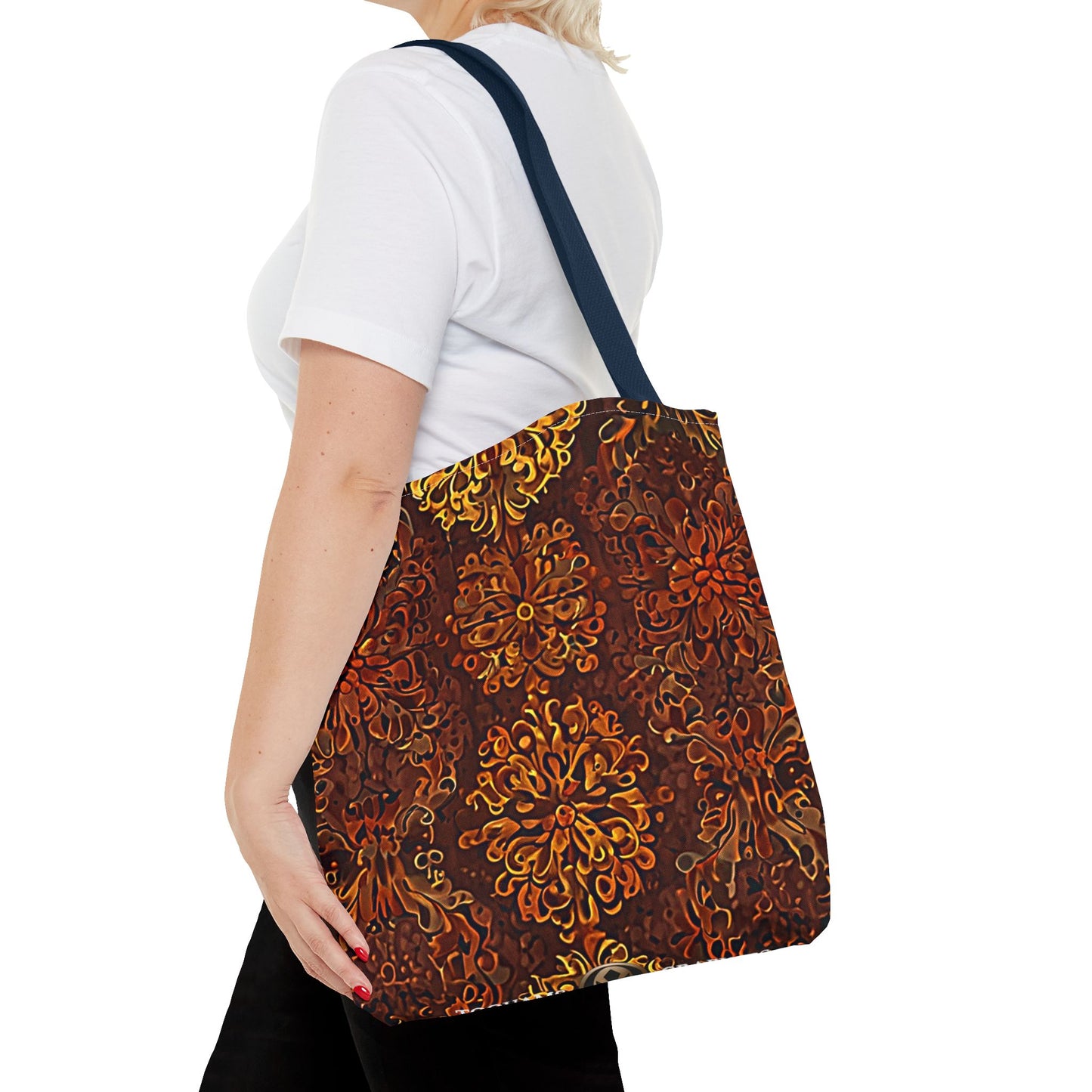 Château - Boho Floral Pattern Tote Bag - Stylish & Functional for Everyday Use