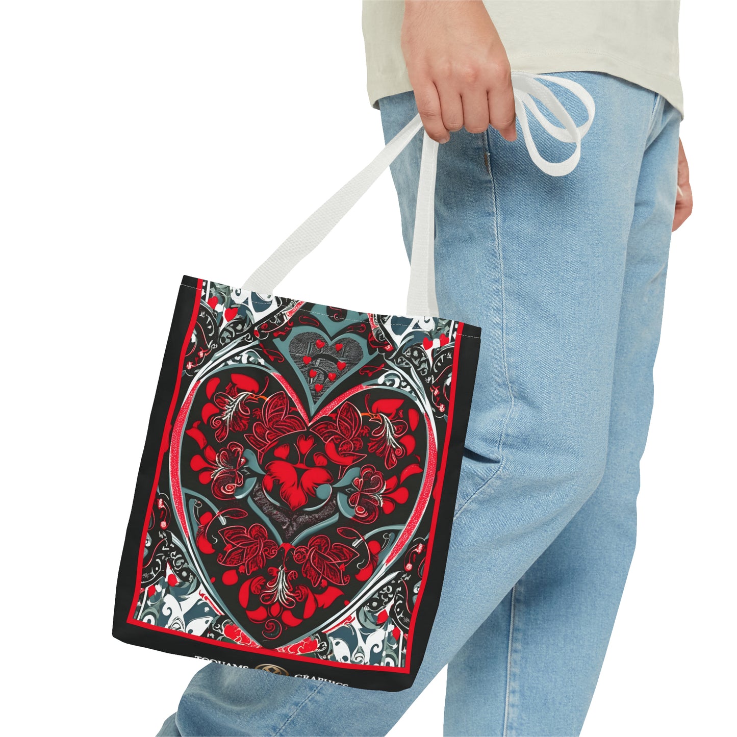 Heart Tote Bag (AOP)