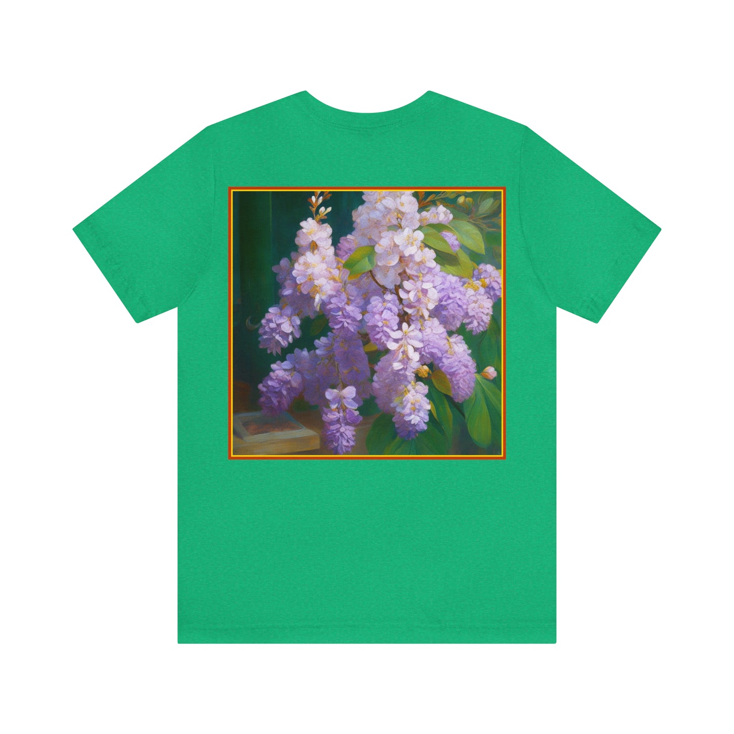 Syringa (Back) -- Unisex Jersey Short Sleeve Tee