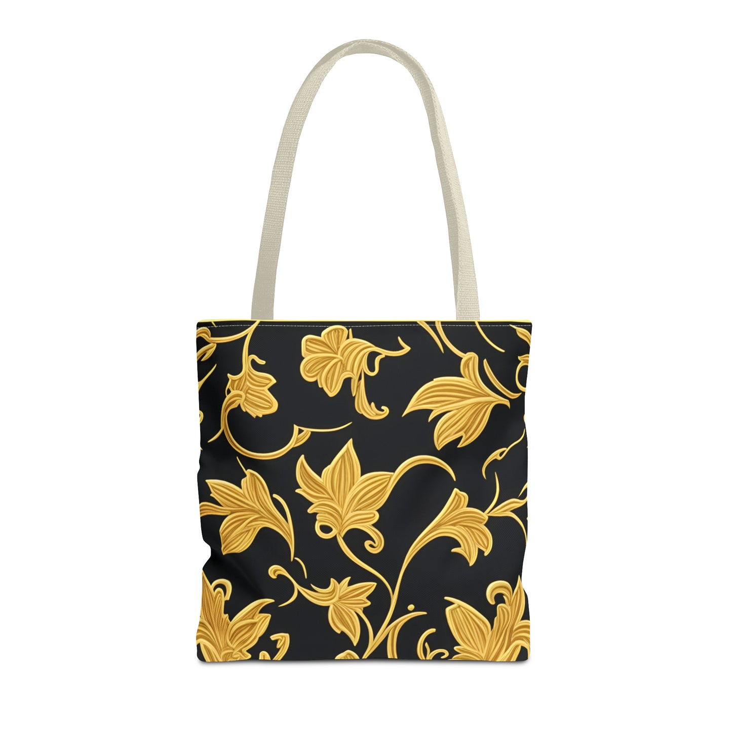 Gold & Black Tote Bag (AOP)