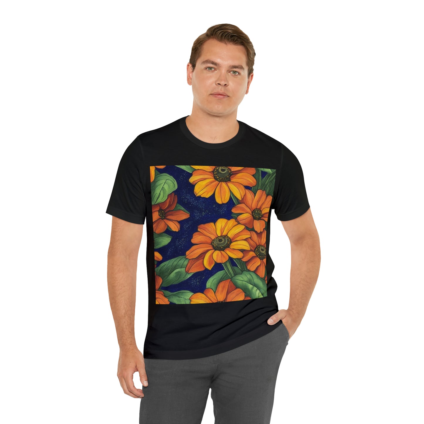 Black-Eyed-Susans -- Unisex Jersey Short Sleeve Tee