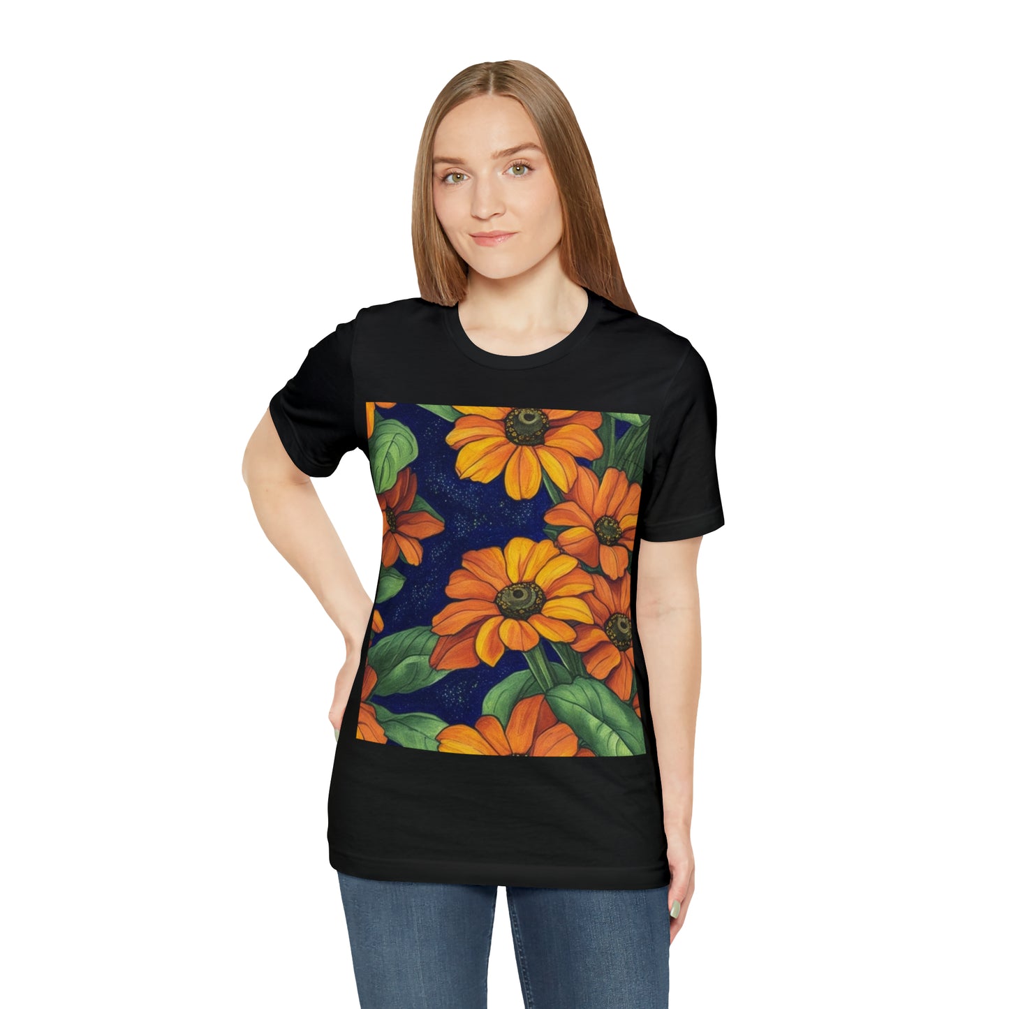 Black-Eyed-Susans -- Unisex Jersey Short Sleeve Tee