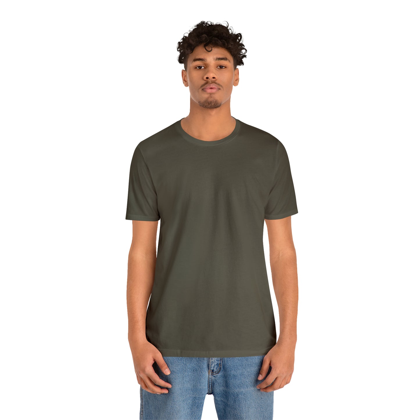 Football (Back) -- Unisex Jersey Short Sleeve Tee