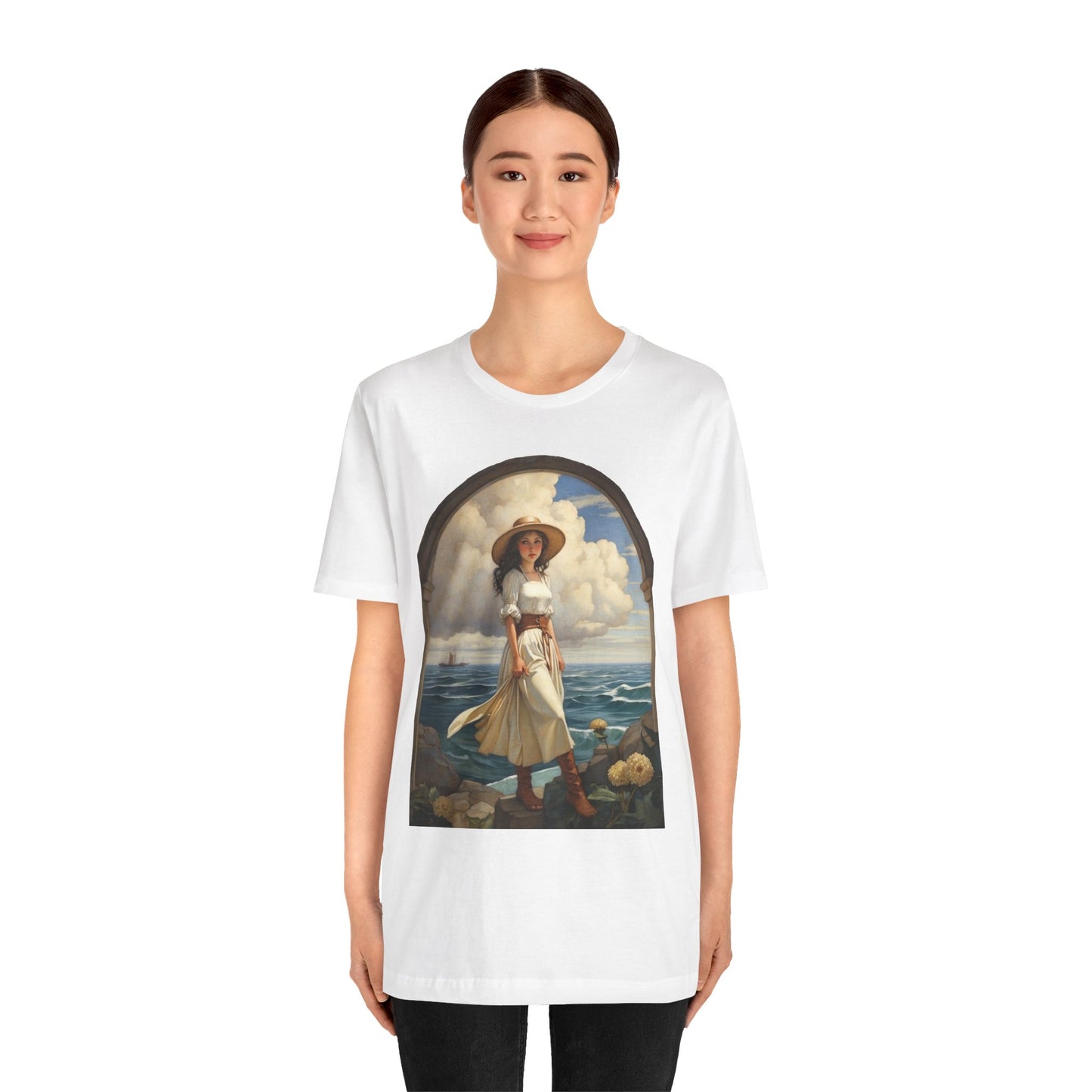 Beachside Unisex Tee - Margaret by the Shore Design
