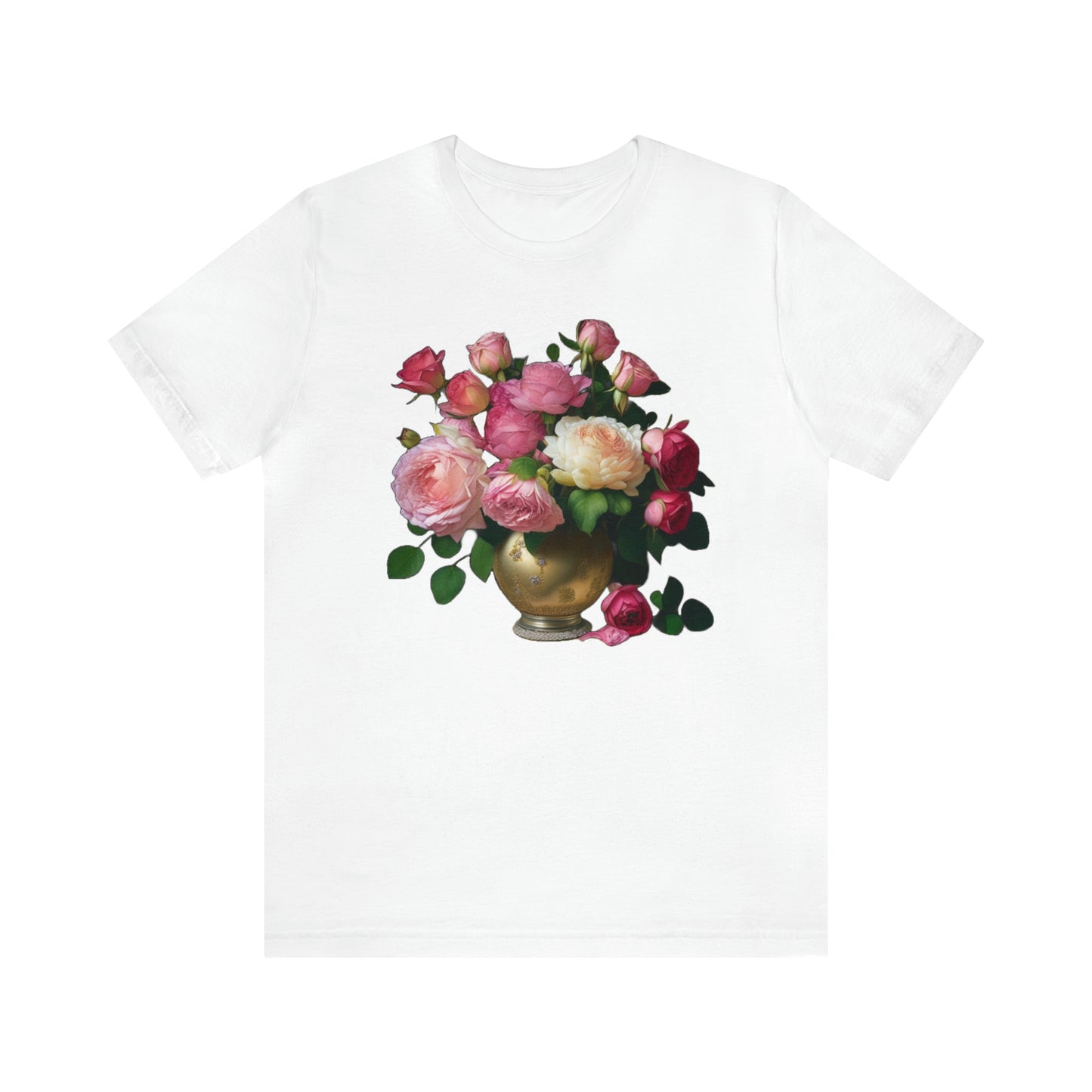American Beauty Roses -- Unisex Jersey Short Sleeve Tee