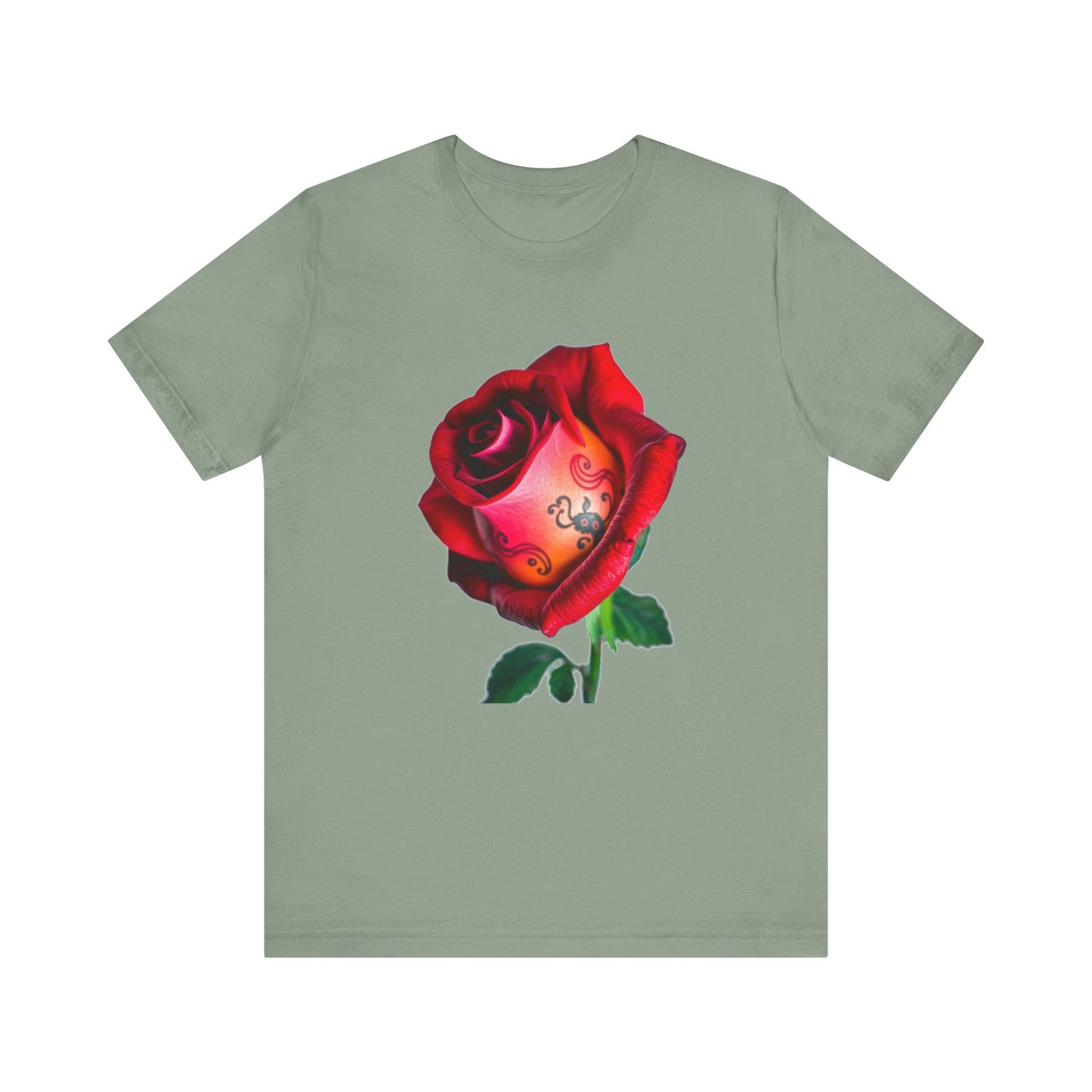 Rose Print Tee