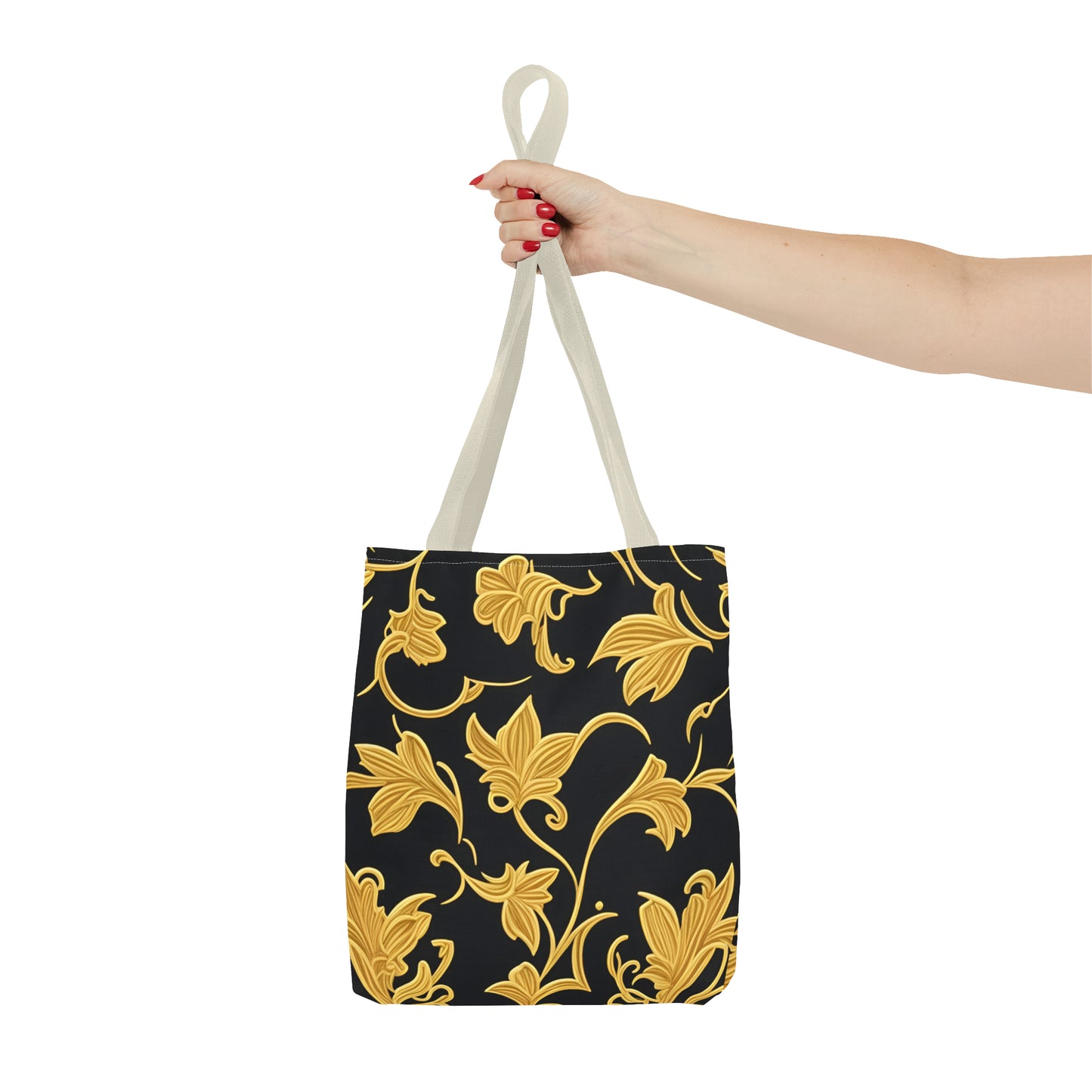 Gold & Black Tote Bag (AOP)