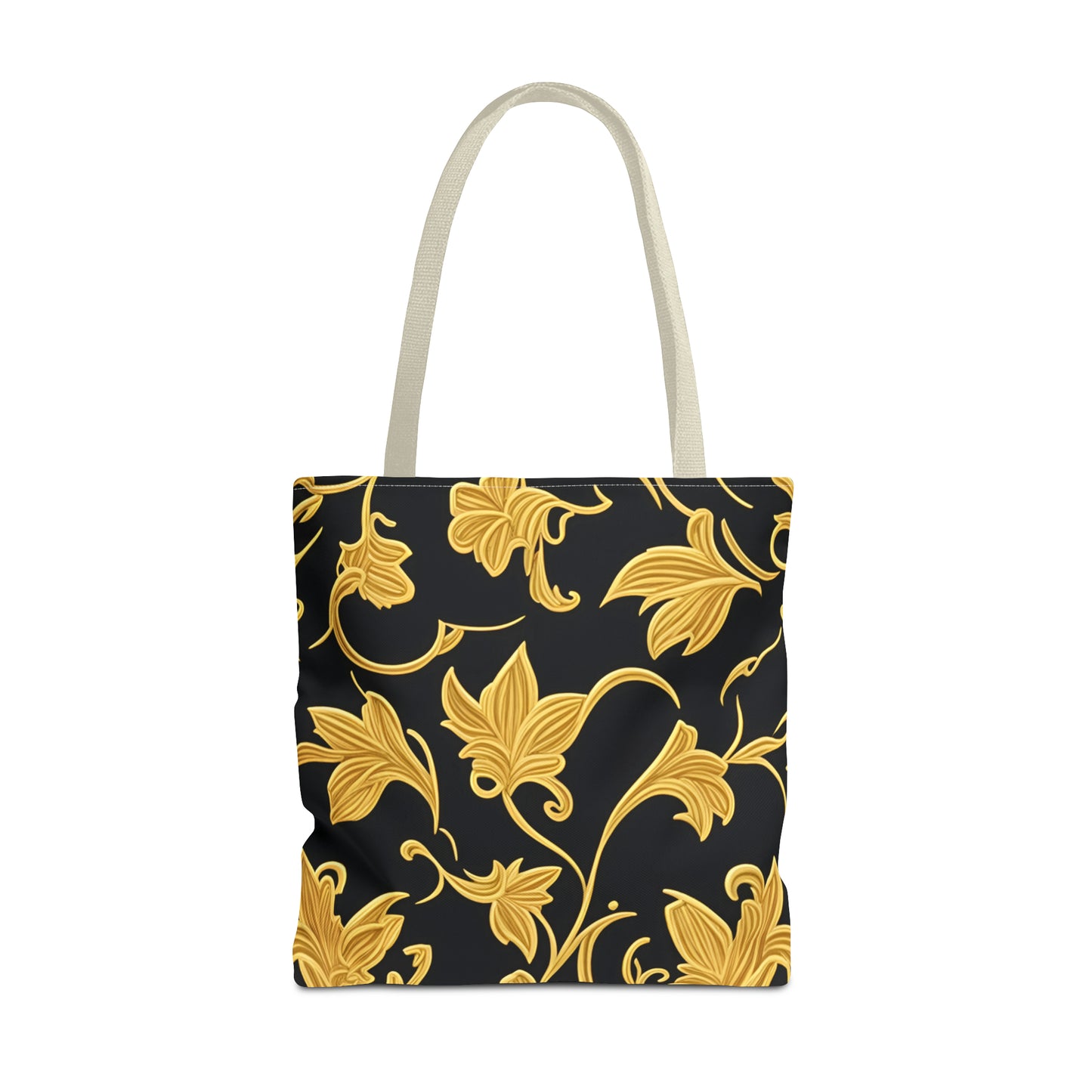 Gold & Black Tote Bag (AOP)