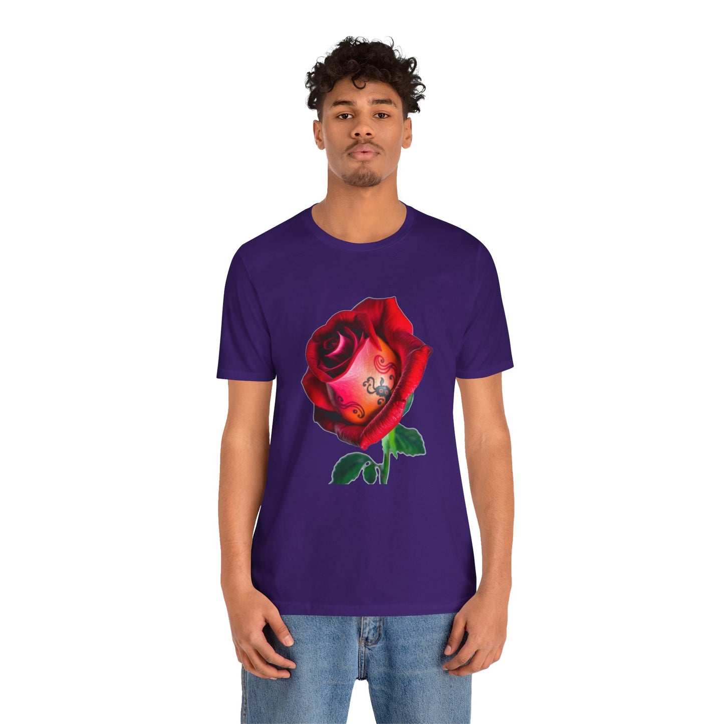 Rose Print Tee
