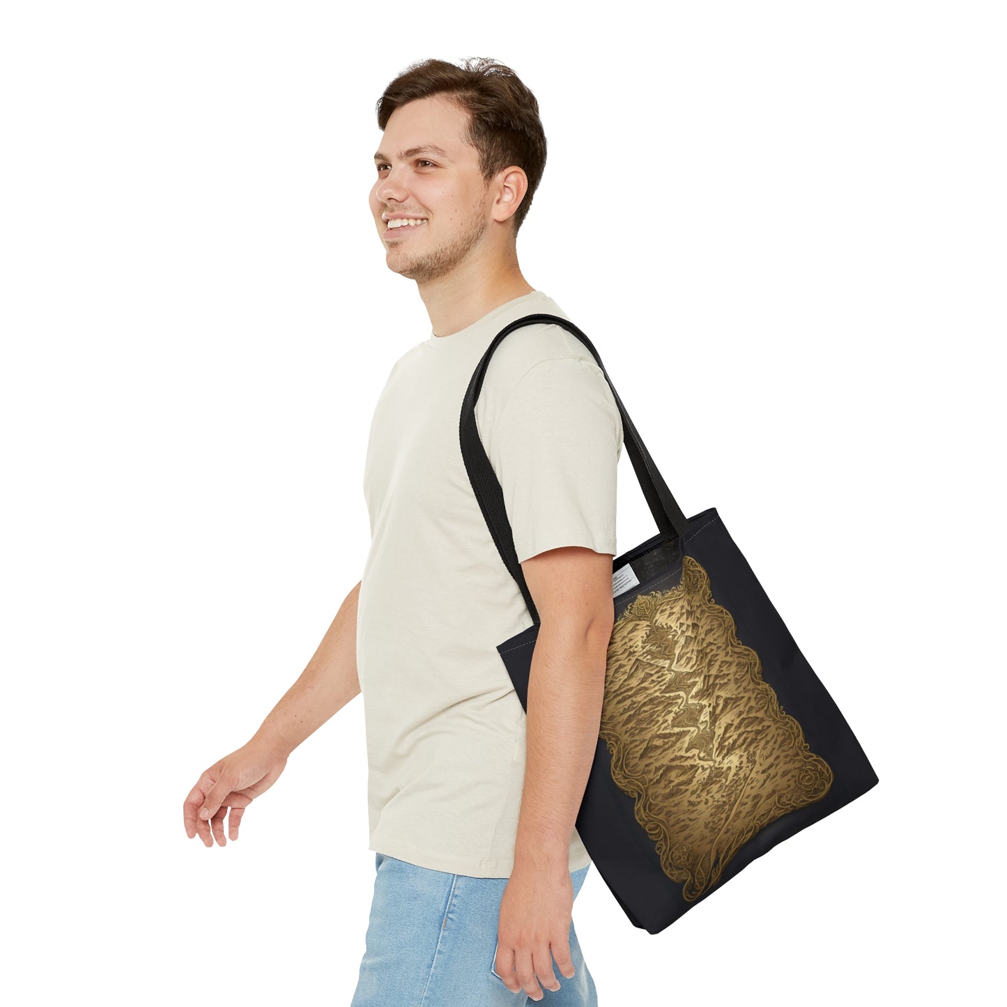 The Road Less Traveled Tote Bag (AOP)