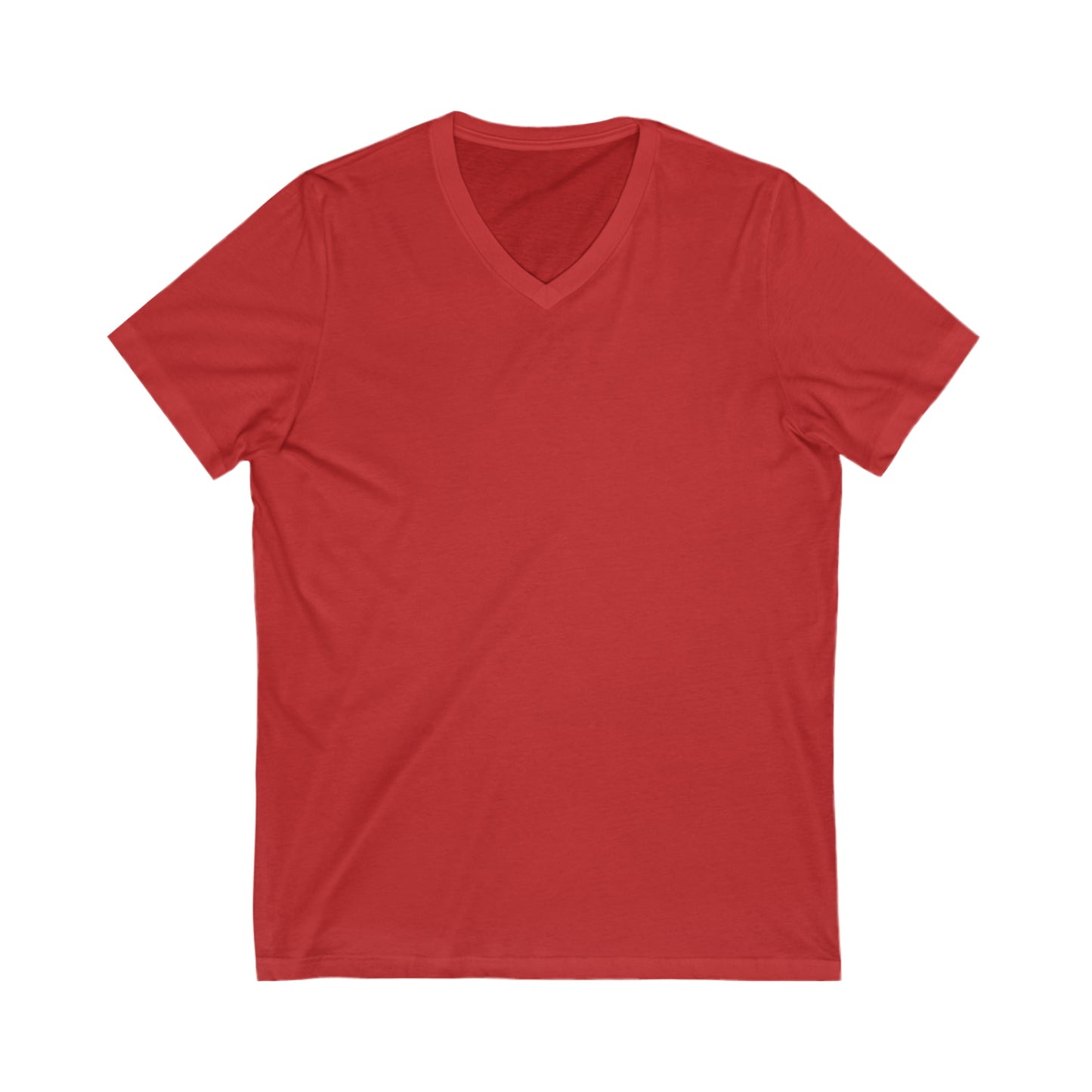 Pancies V-Neck (back) -- Unisex Jersey Short Sleeve V-Neck Tee