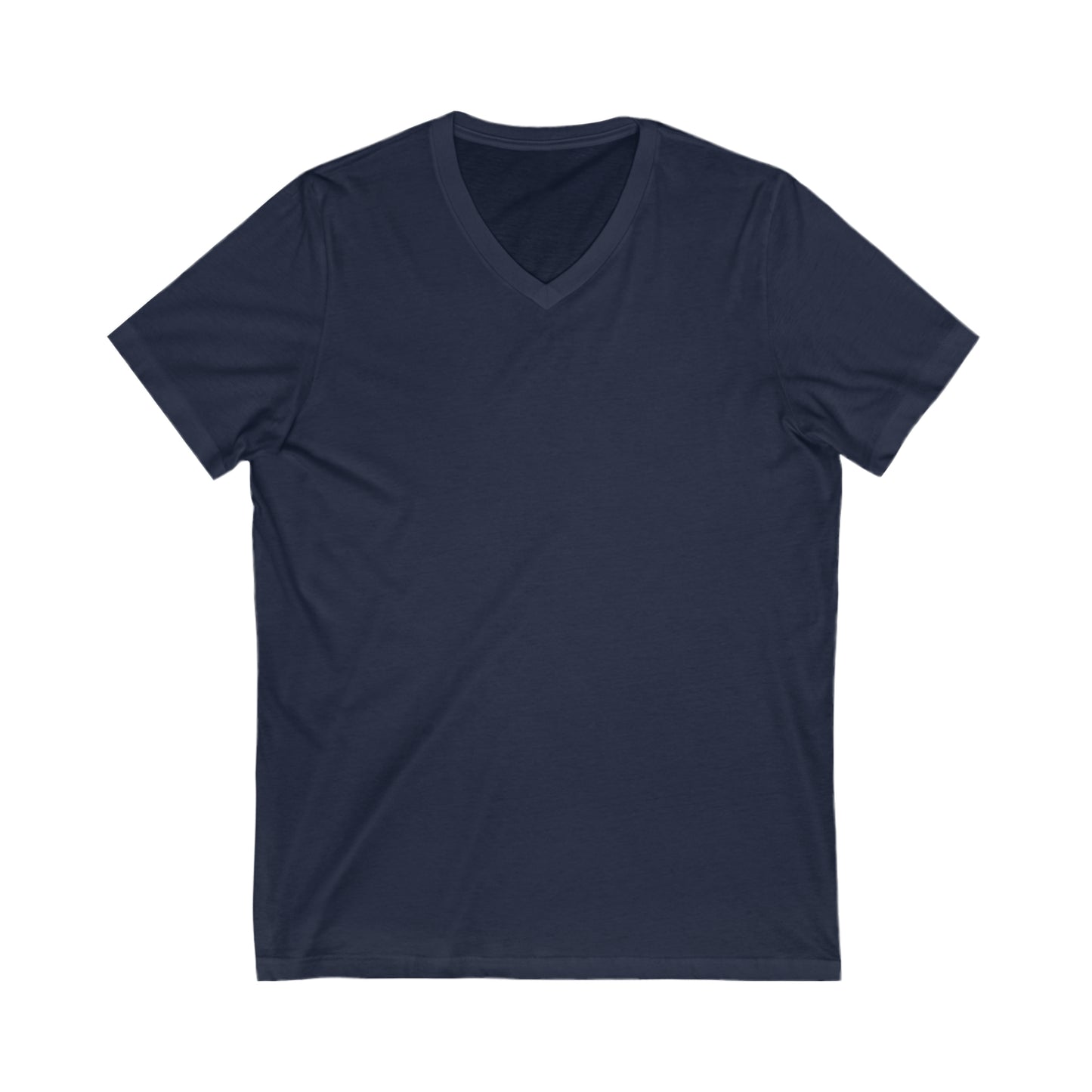 Pancies V-Neck (back) -- Unisex Jersey Short Sleeve V-Neck Tee