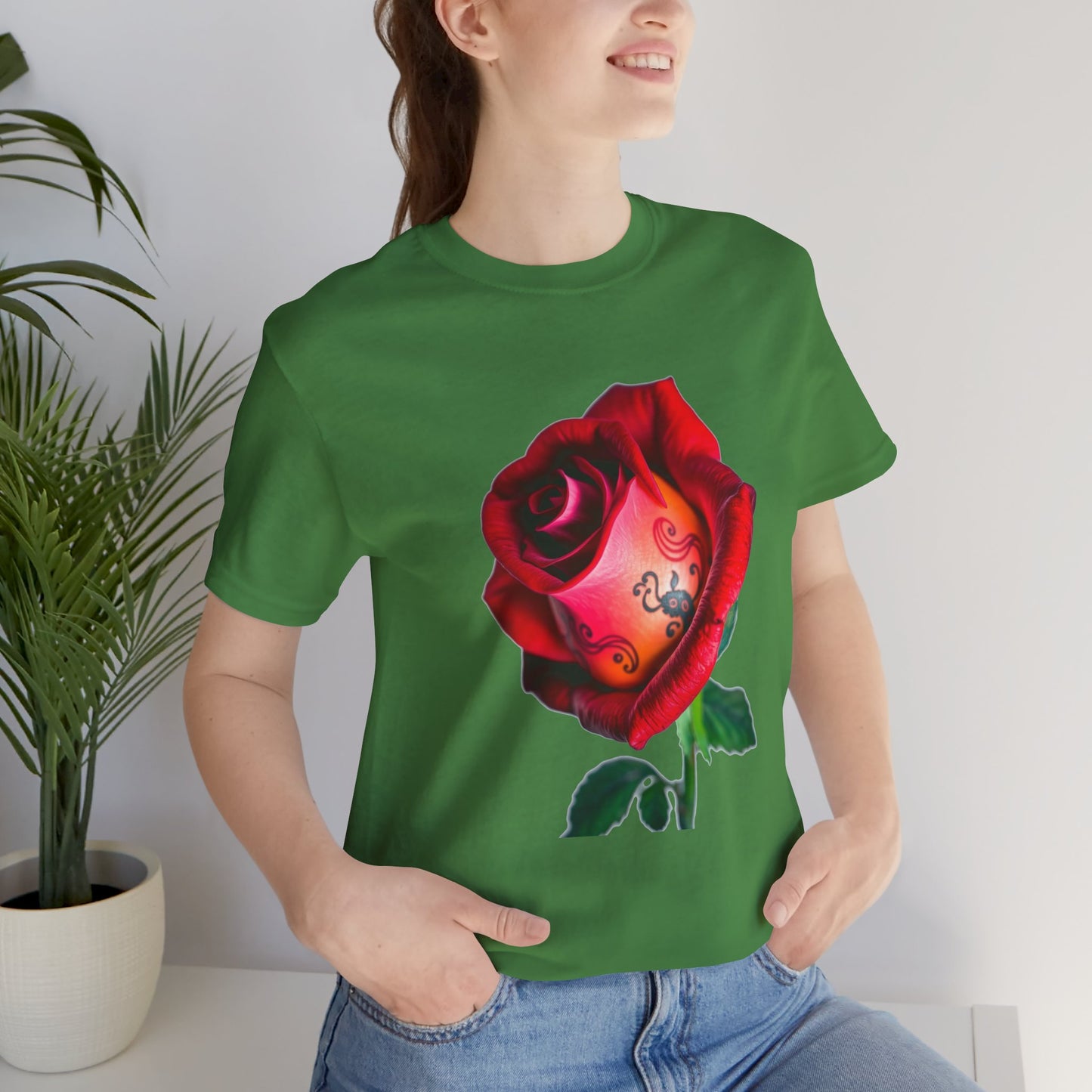 Rose Print Tee