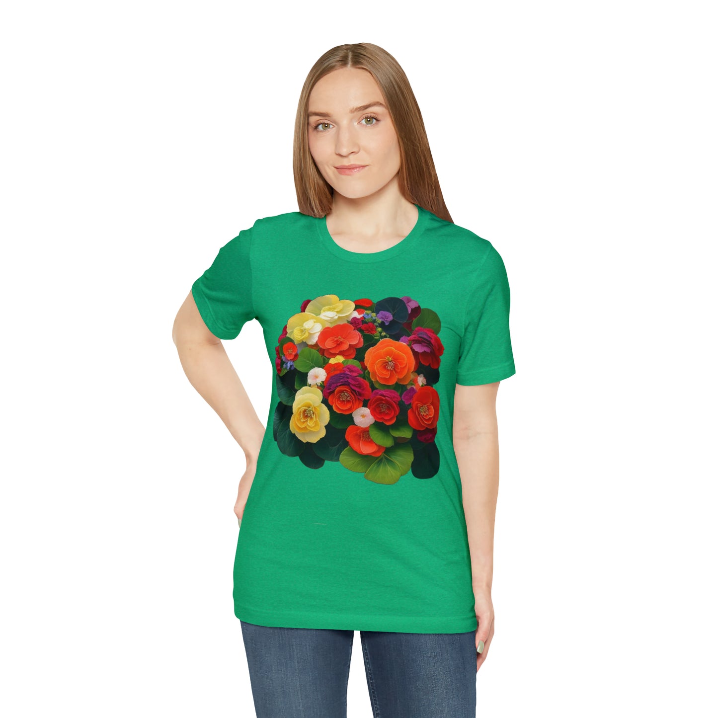 Begonia -- Unisex Jersey Short Sleeve Tee