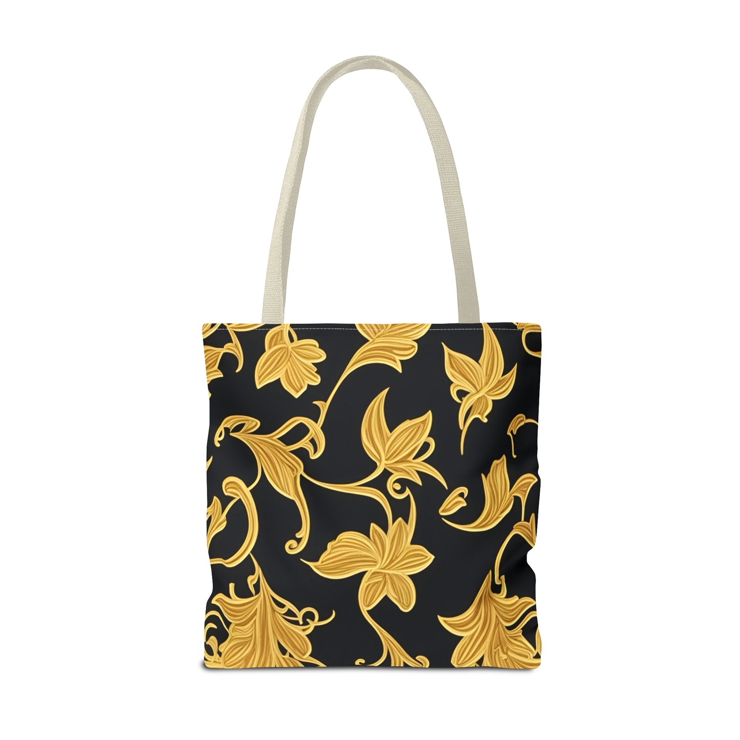 Gold & Black Tote Bag (AOP)